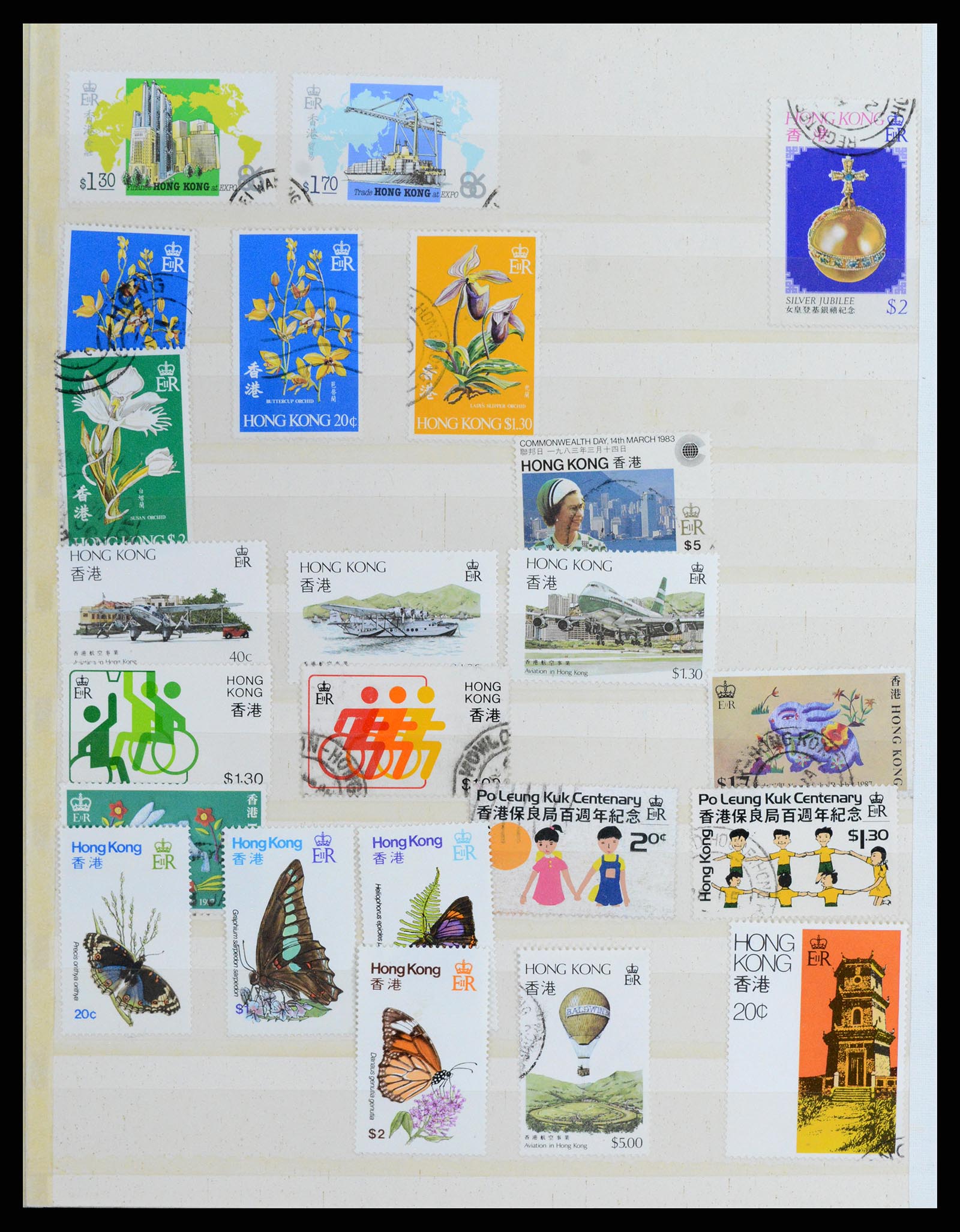 37358 030 - Postzegelverzameling 37358 Hongkong 1861-1997.