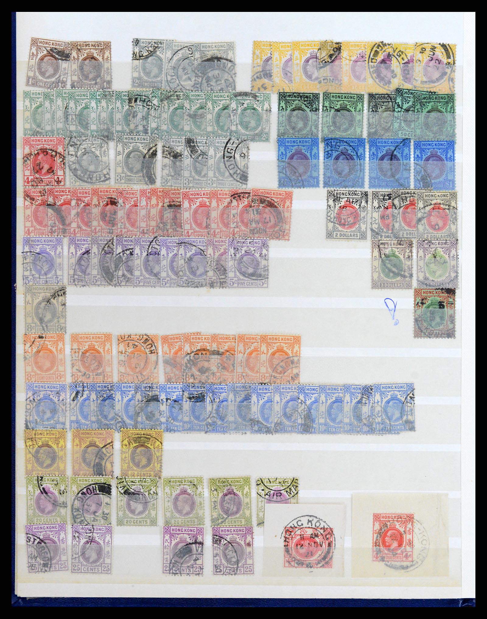 37358 045 - Postzegelverzameling 37358 Hongkong 1861-1997.