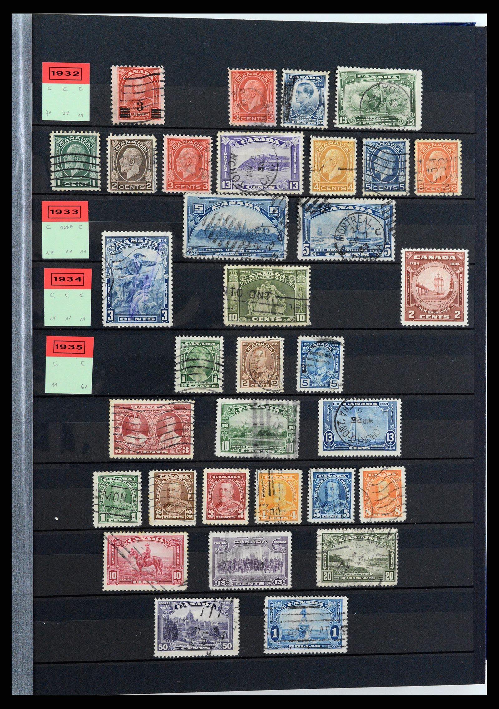 37359 006 - Postzegelverzameling 37359 Canada 1859-1993.
