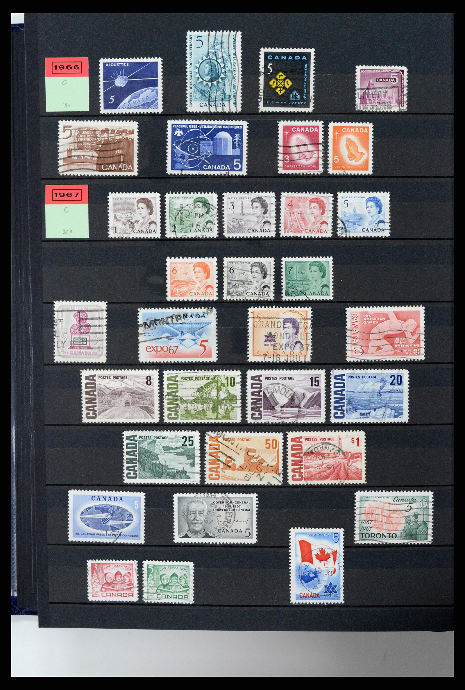 37359 013 - Postzegelverzameling 37359 Canada 1859-1993.
