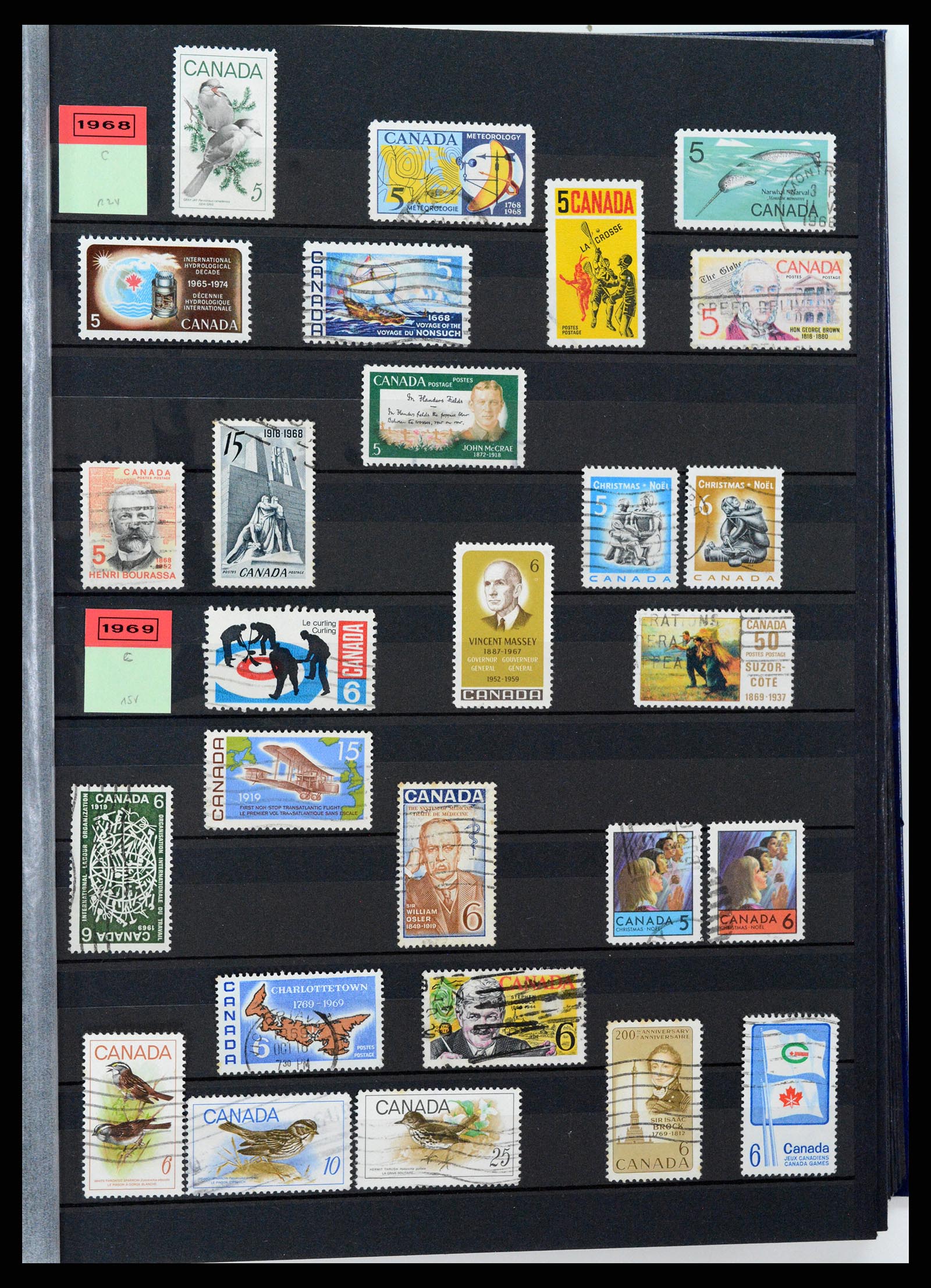 37359 014 - Postzegelverzameling 37359 Canada 1859-1993.