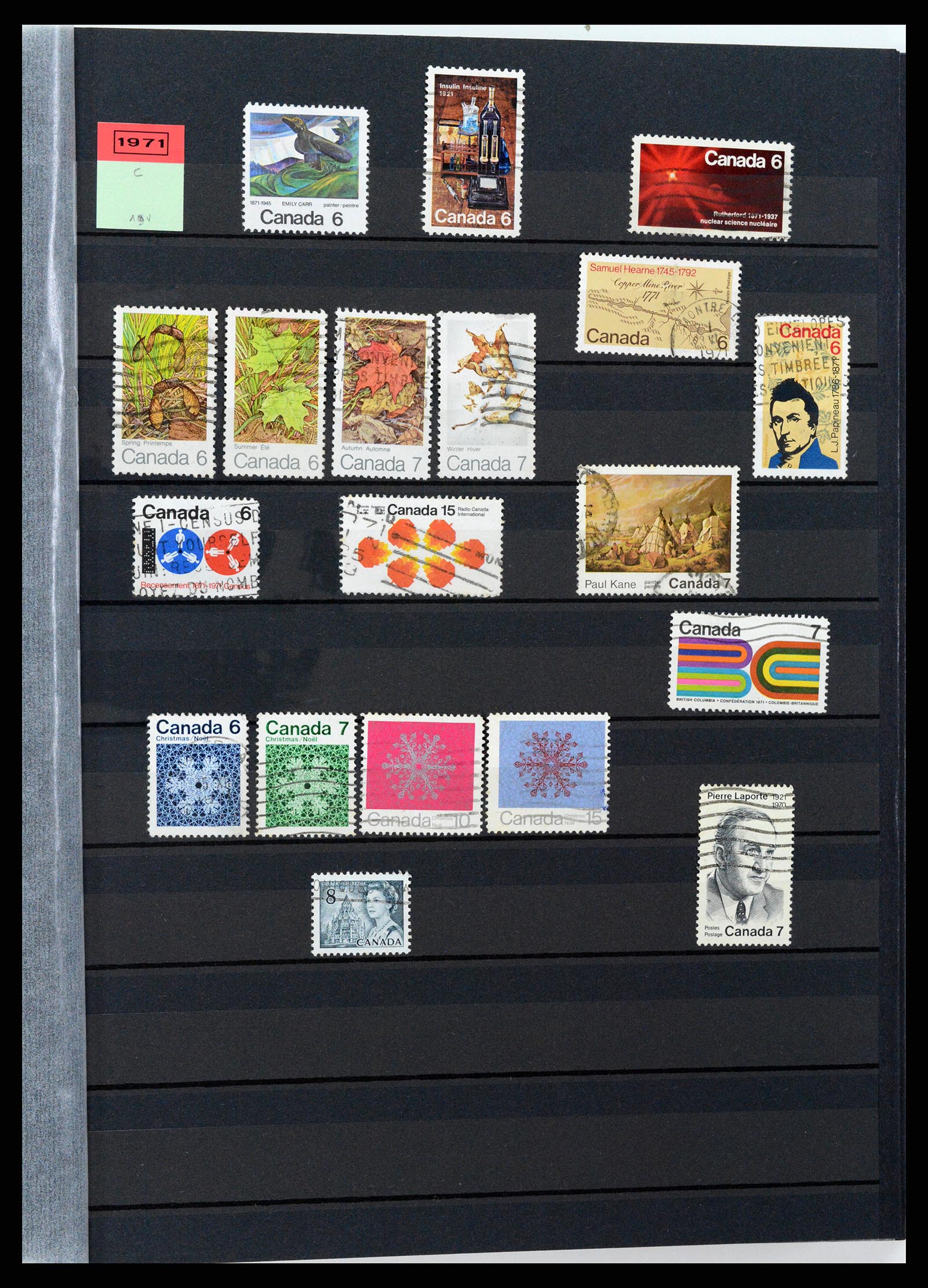 37359 016 - Postzegelverzameling 37359 Canada 1859-1993.