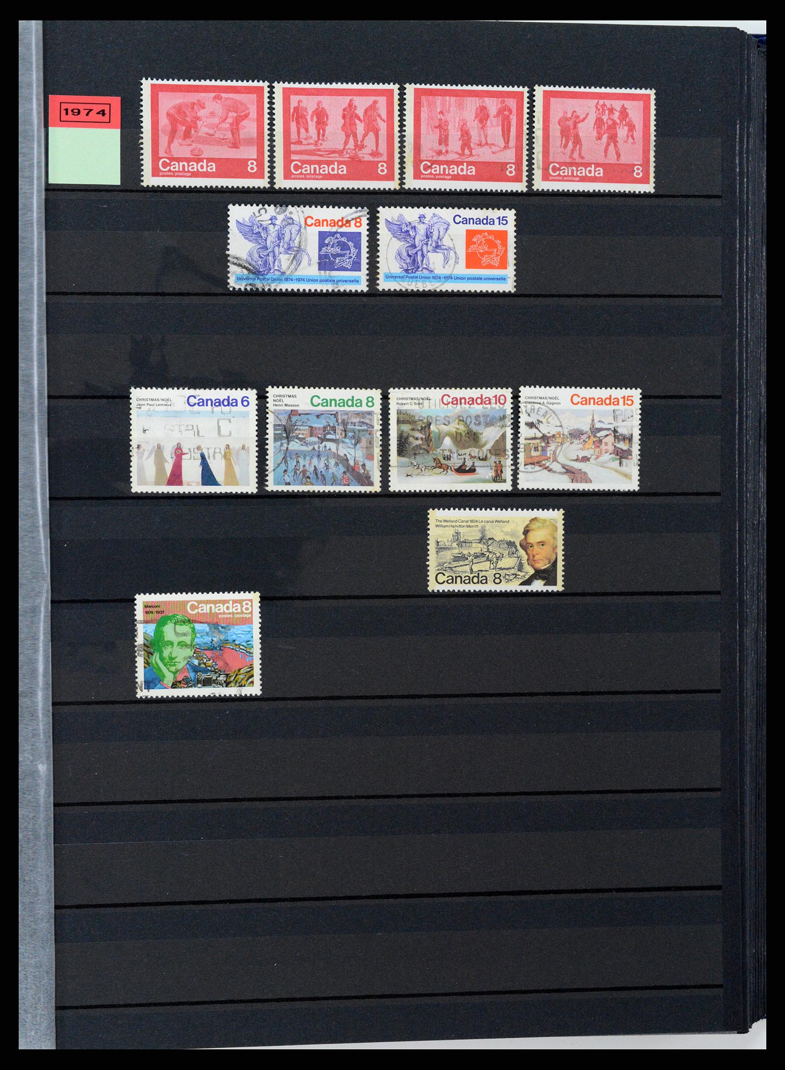 37359 020 - Postzegelverzameling 37359 Canada 1859-1993.