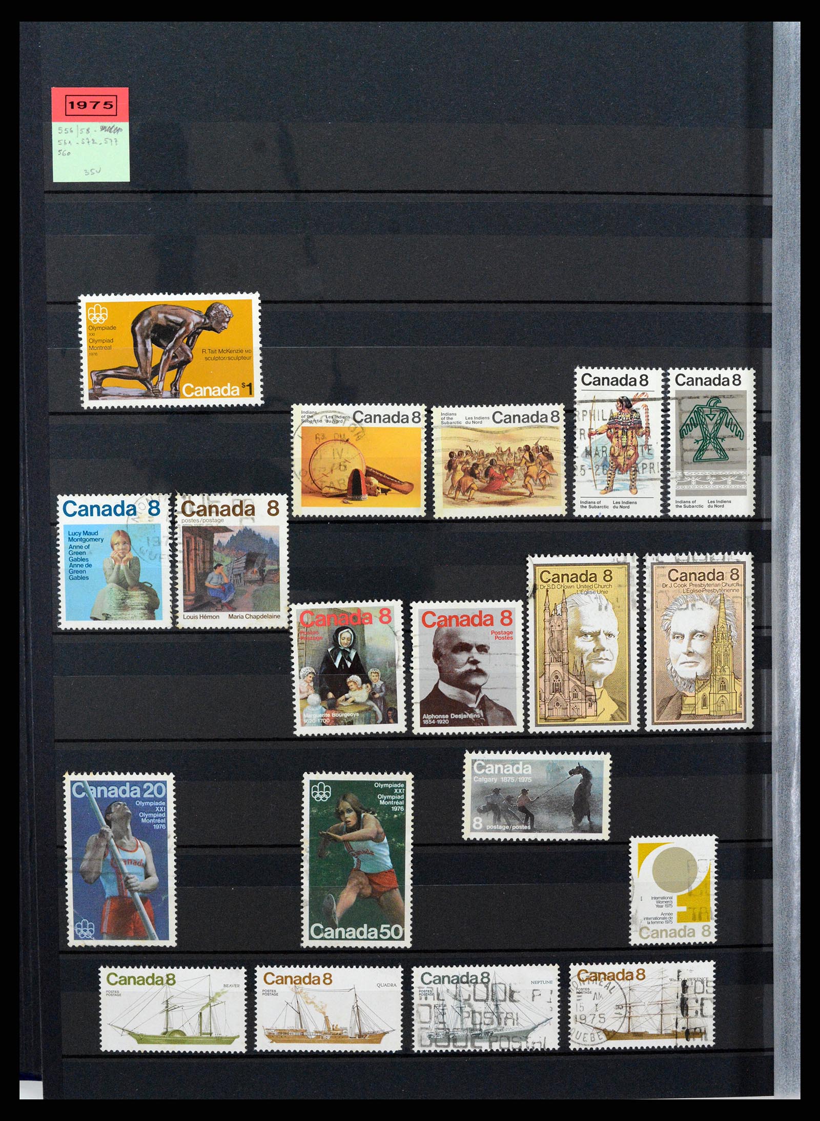 37359 021 - Postzegelverzameling 37359 Canada 1859-1993.