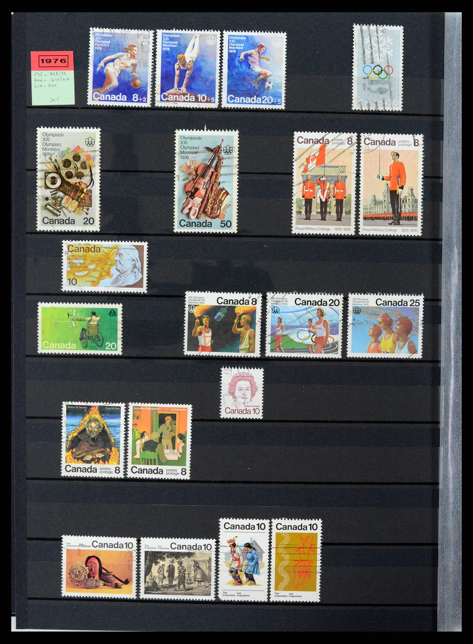 37359 023 - Postzegelverzameling 37359 Canada 1859-1993.