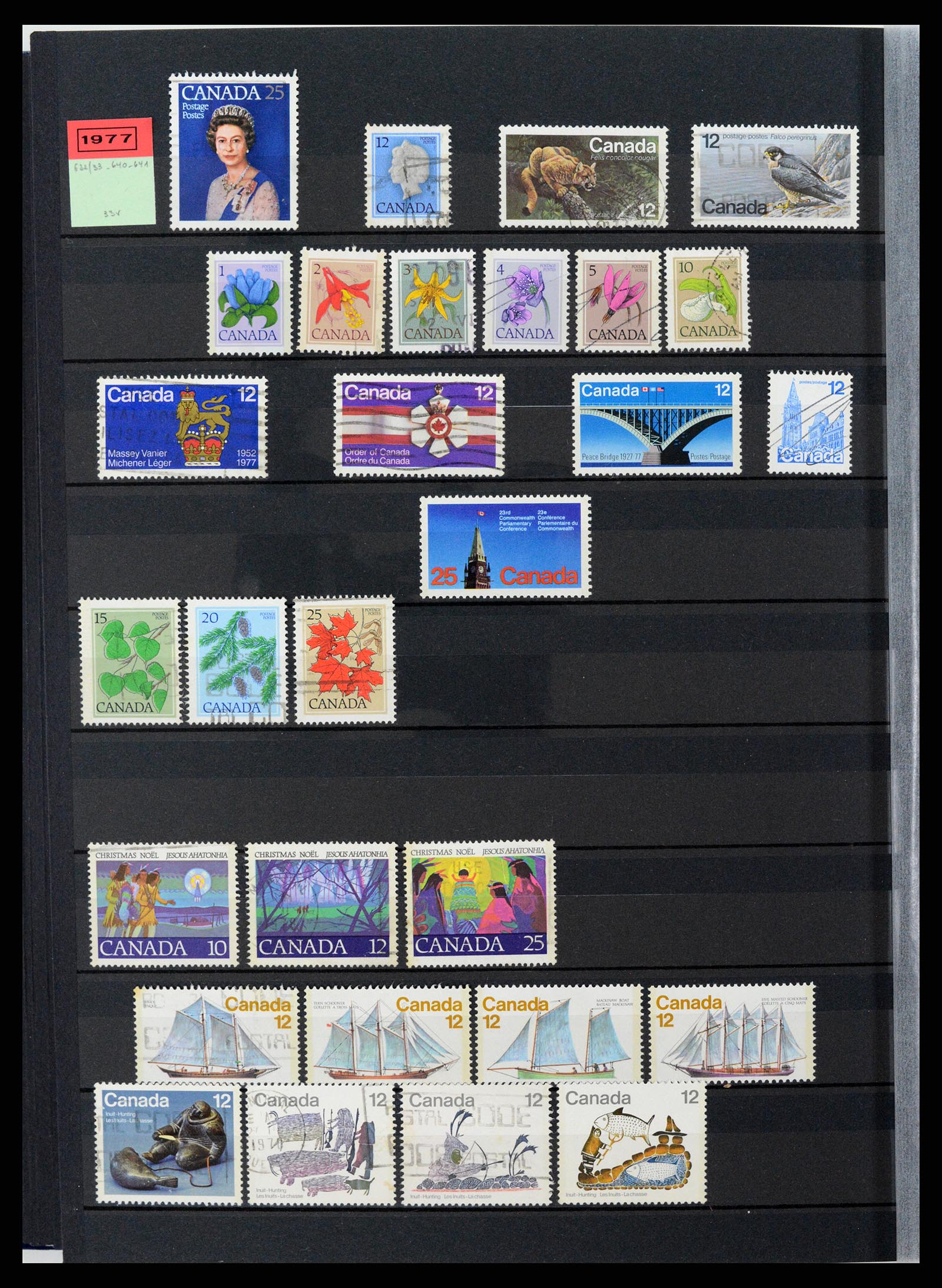 37359 025 - Postzegelverzameling 37359 Canada 1859-1993.