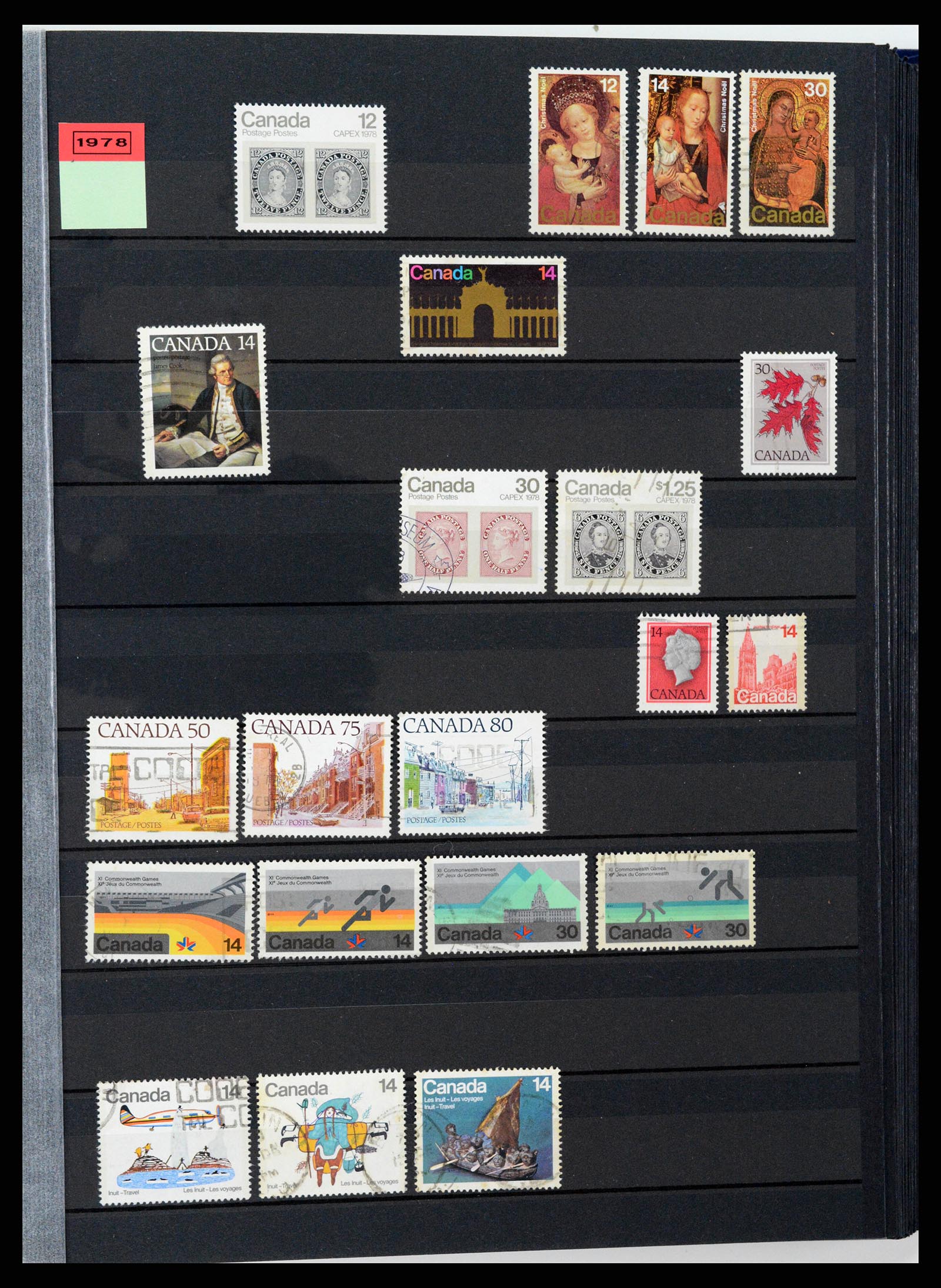 37359 026 - Postzegelverzameling 37359 Canada 1859-1993.