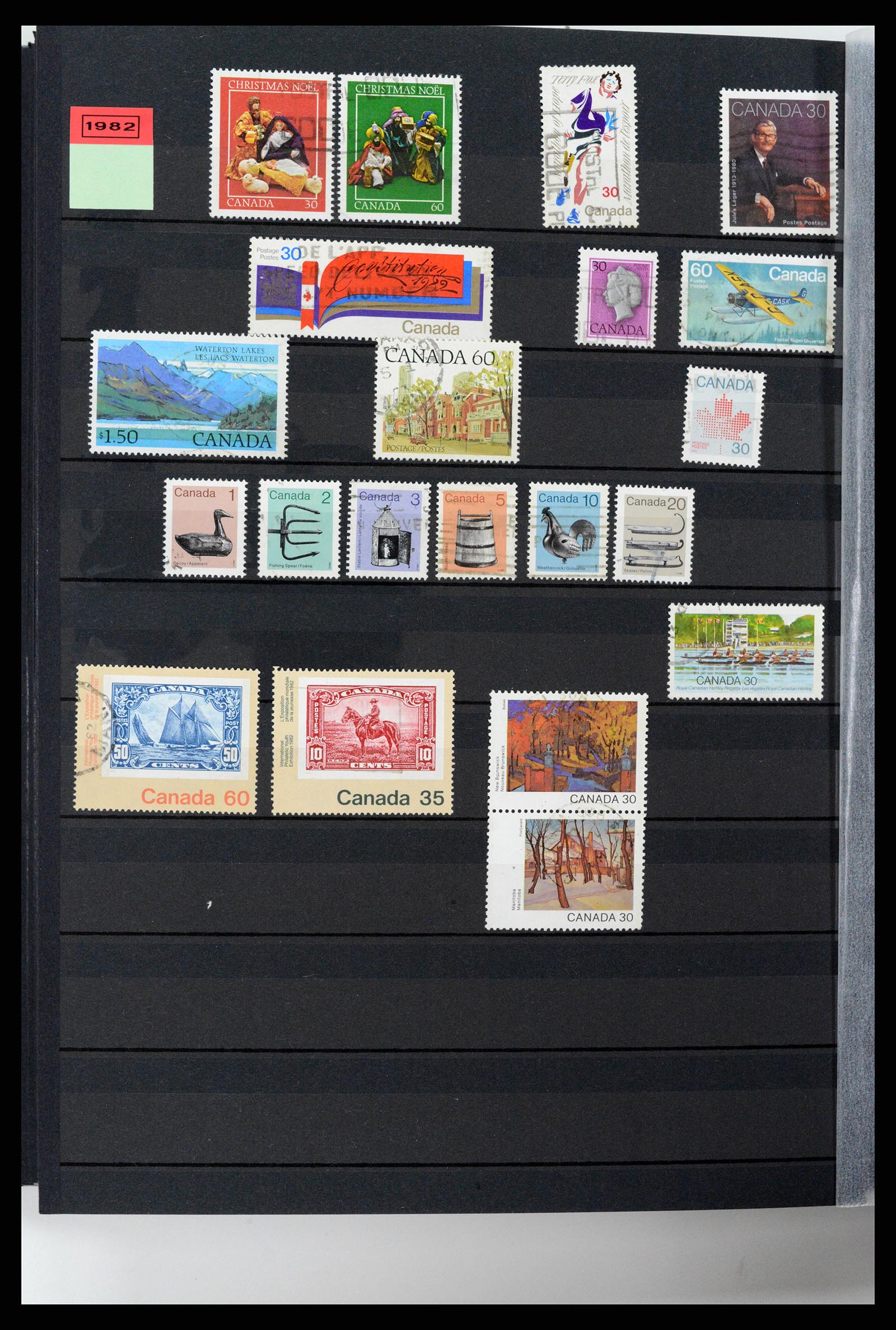 37359 031 - Postzegelverzameling 37359 Canada 1859-1993.