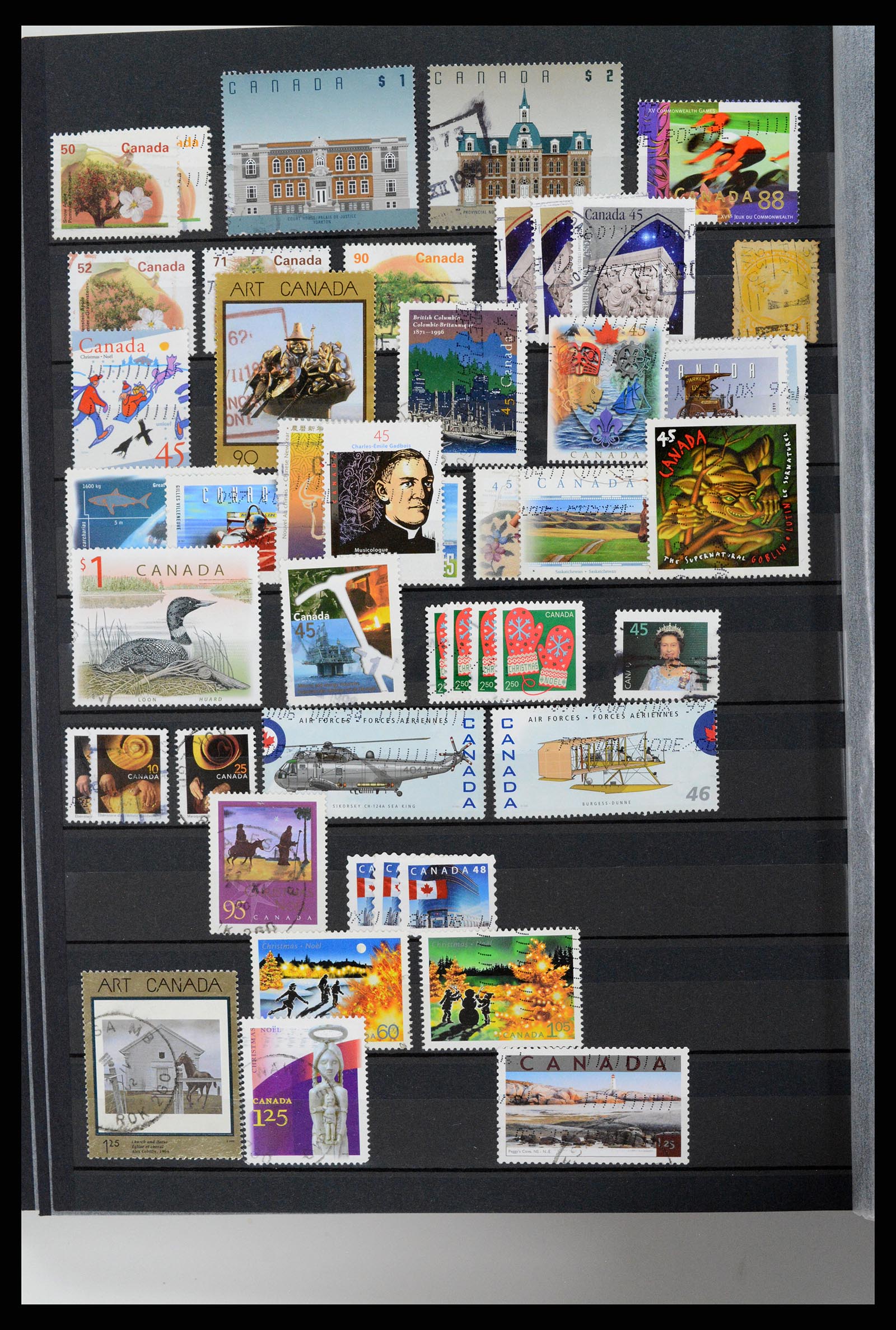 37359 044 - Postzegelverzameling 37359 Canada 1859-1993.