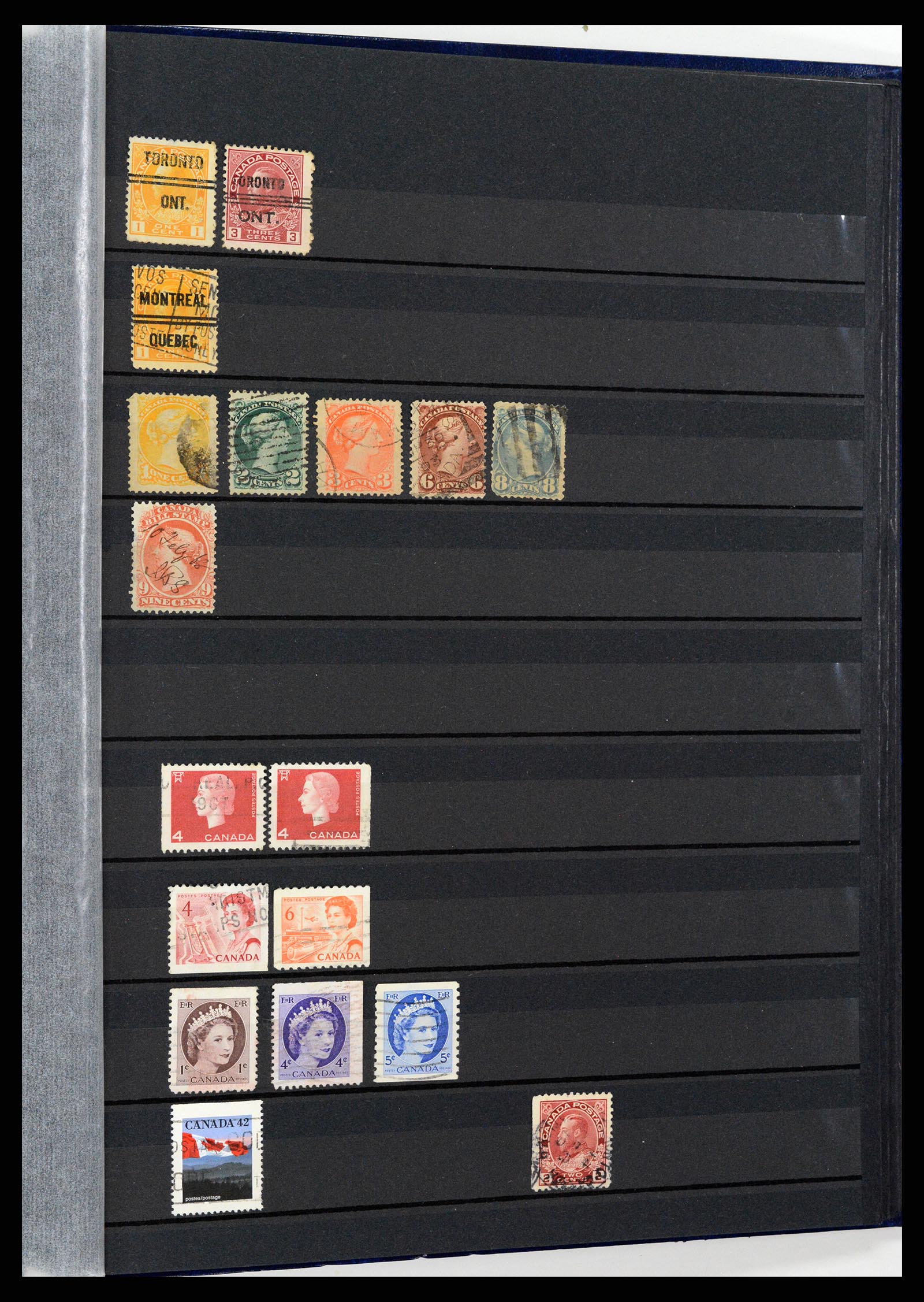 37359 046 - Postzegelverzameling 37359 Canada 1859-1993.