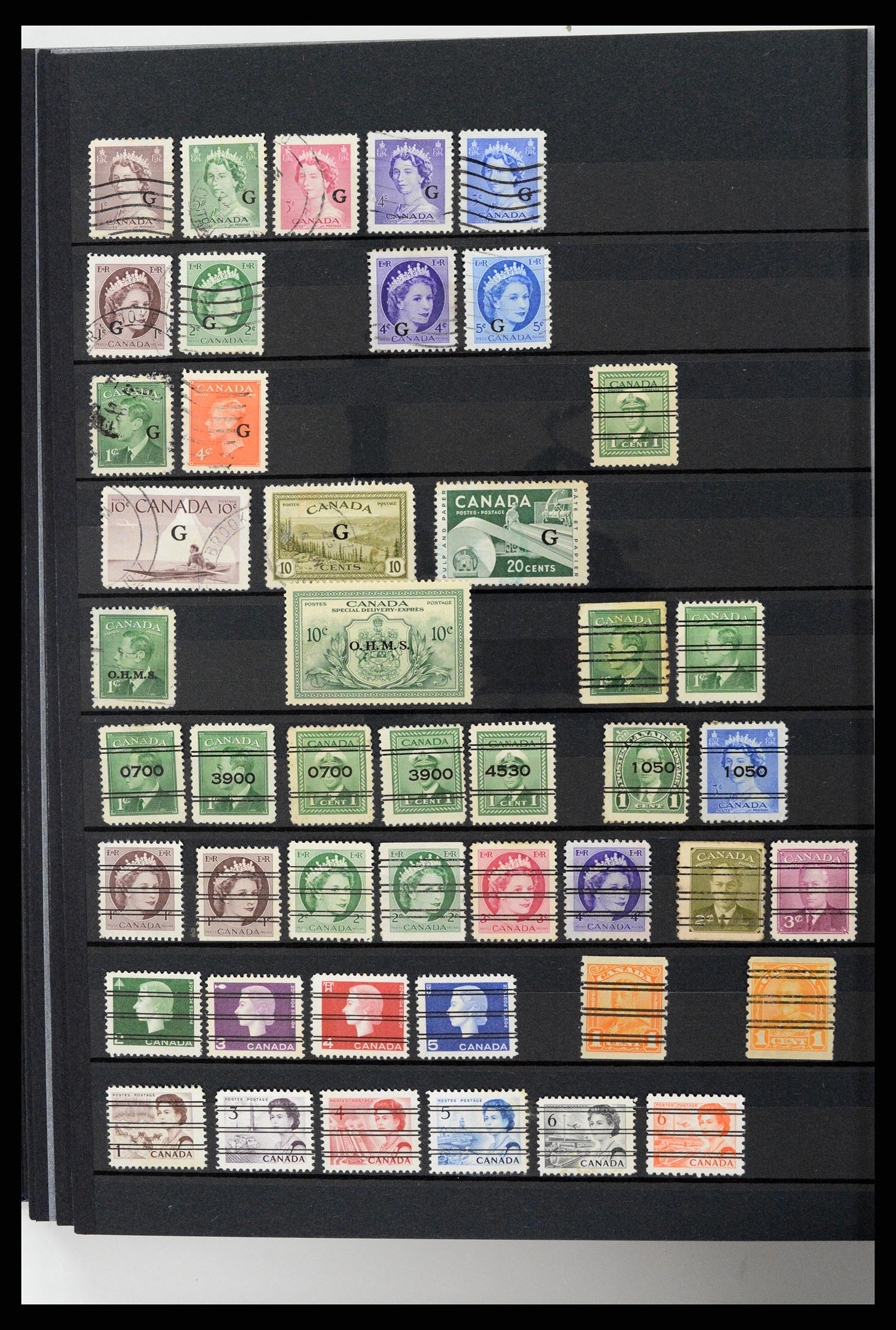 37359 049 - Postzegelverzameling 37359 Canada 1859-1993.