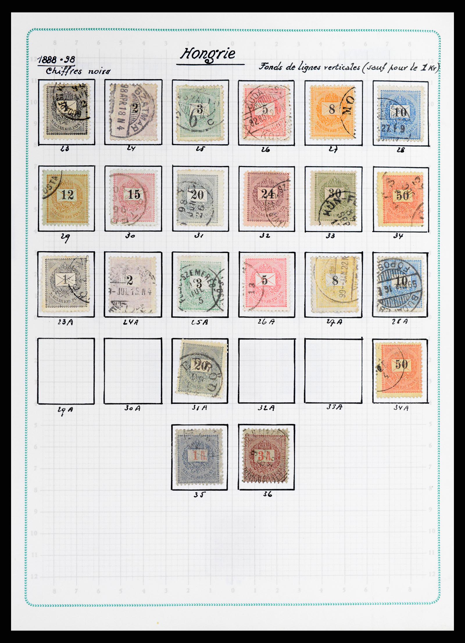 37360 002 - Postzegelverzameling 37360 Hongarije 1871-1983.