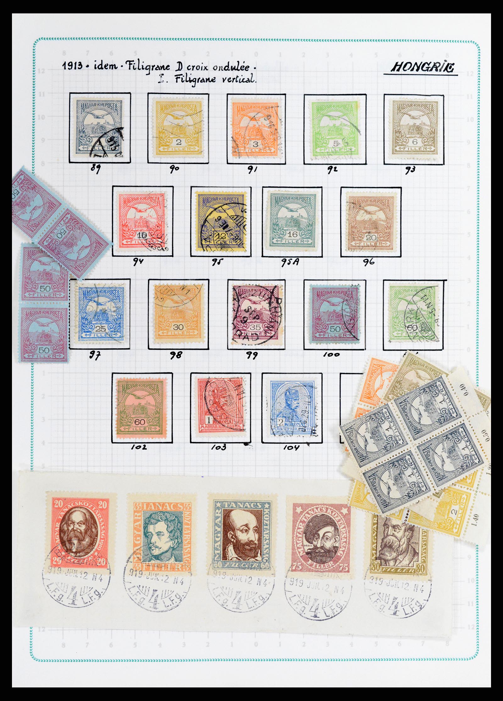 37360 006 - Postzegelverzameling 37360 Hongarije 1871-1983.