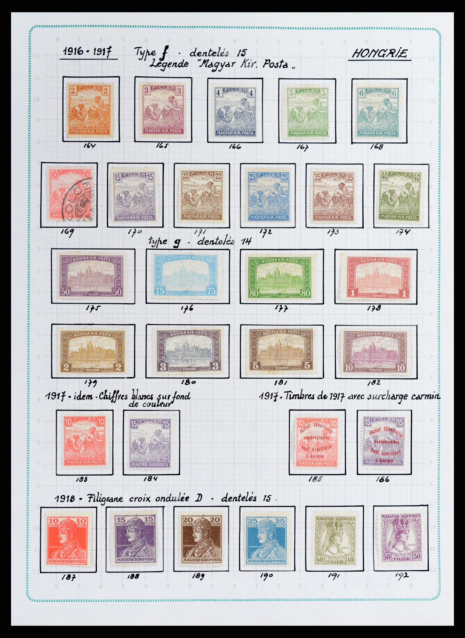 37360 011 - Postzegelverzameling 37360 Hongarije 1871-1983.