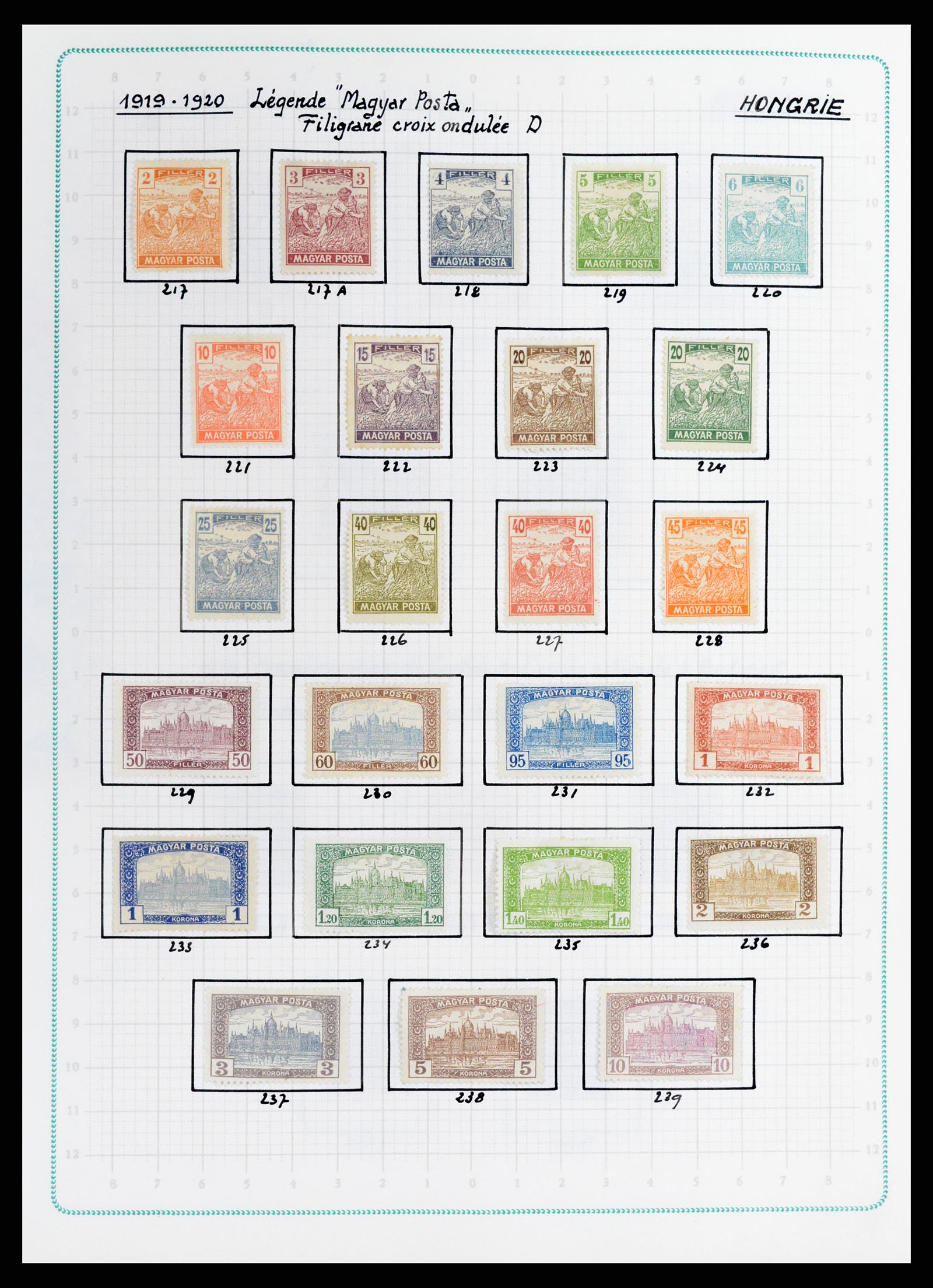 37360 013 - Postzegelverzameling 37360 Hongarije 1871-1983.