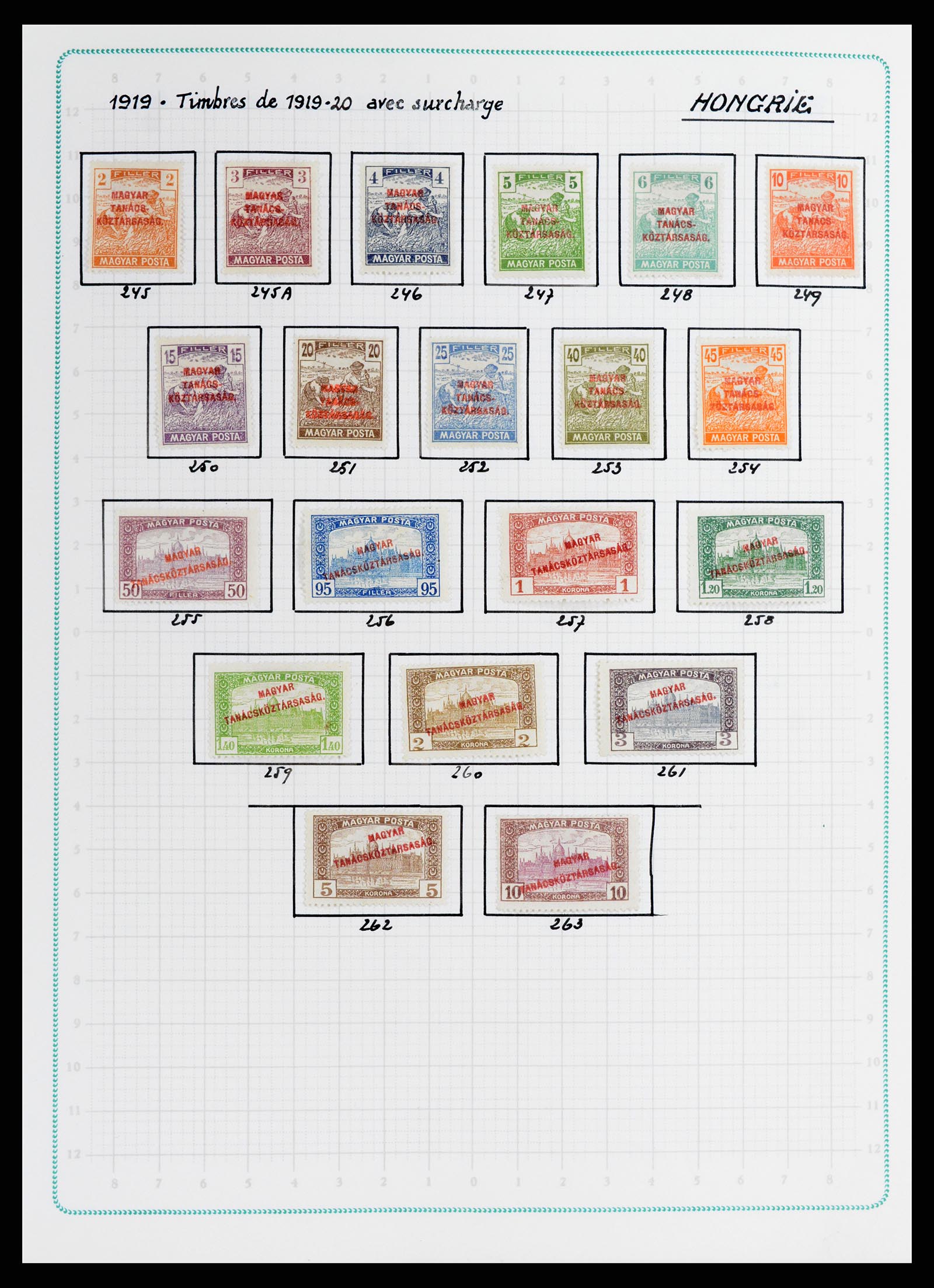 37360 015 - Postzegelverzameling 37360 Hongarije 1871-1983.