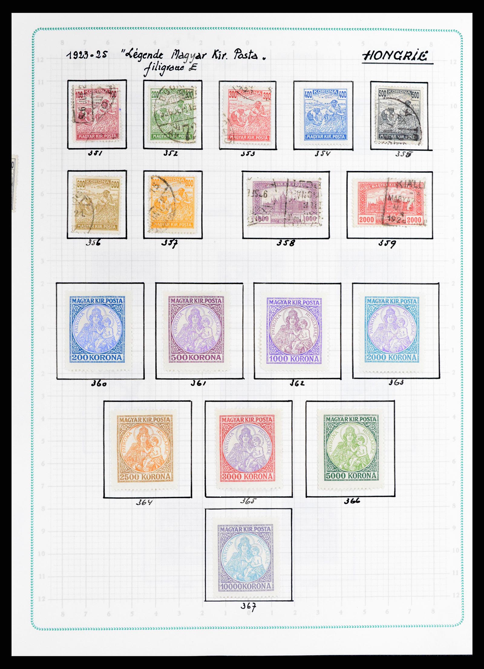 37360 021 - Postzegelverzameling 37360 Hongarije 1871-1983.