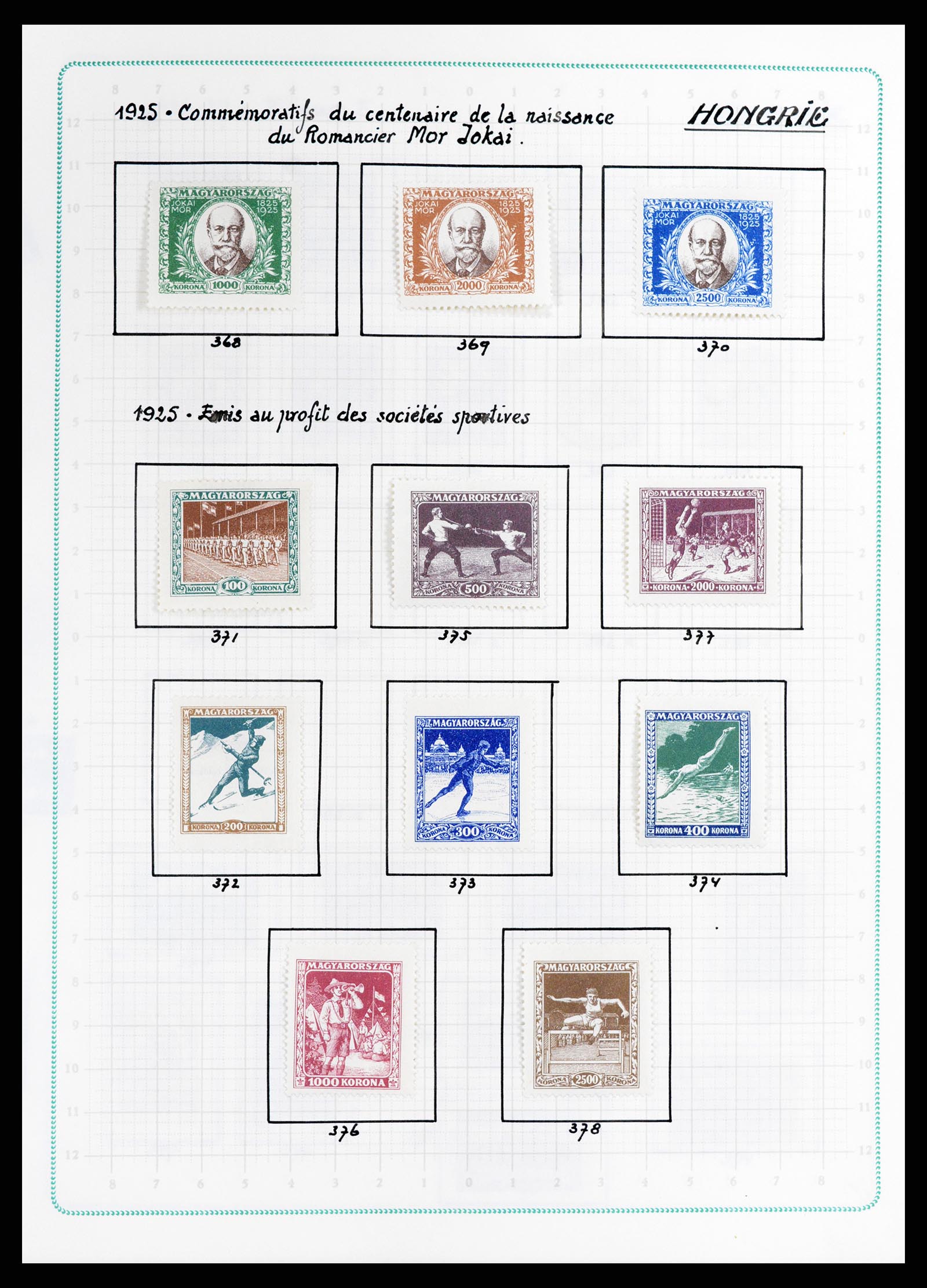 37360 022 - Postzegelverzameling 37360 Hongarije 1871-1983.