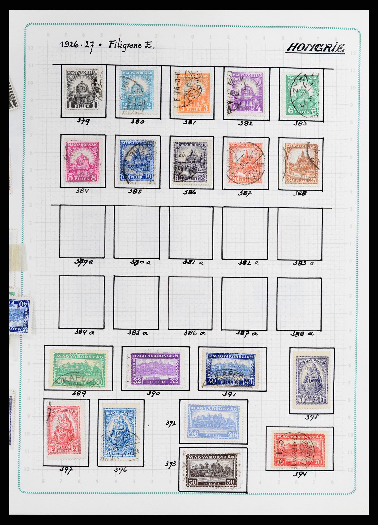 37360 023 - Postzegelverzameling 37360 Hongarije 1871-1983.