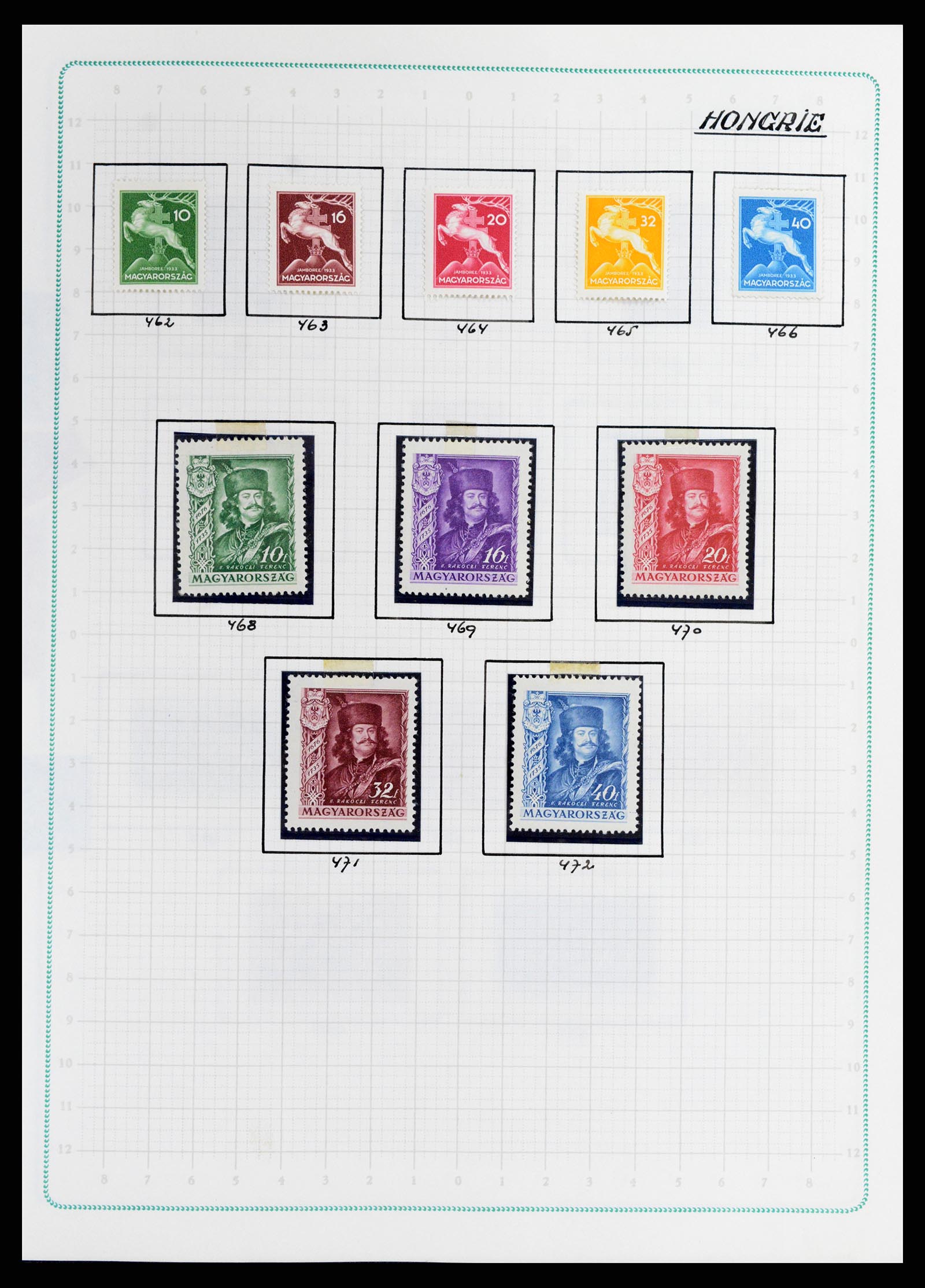 37360 029 - Postzegelverzameling 37360 Hongarije 1871-1983.