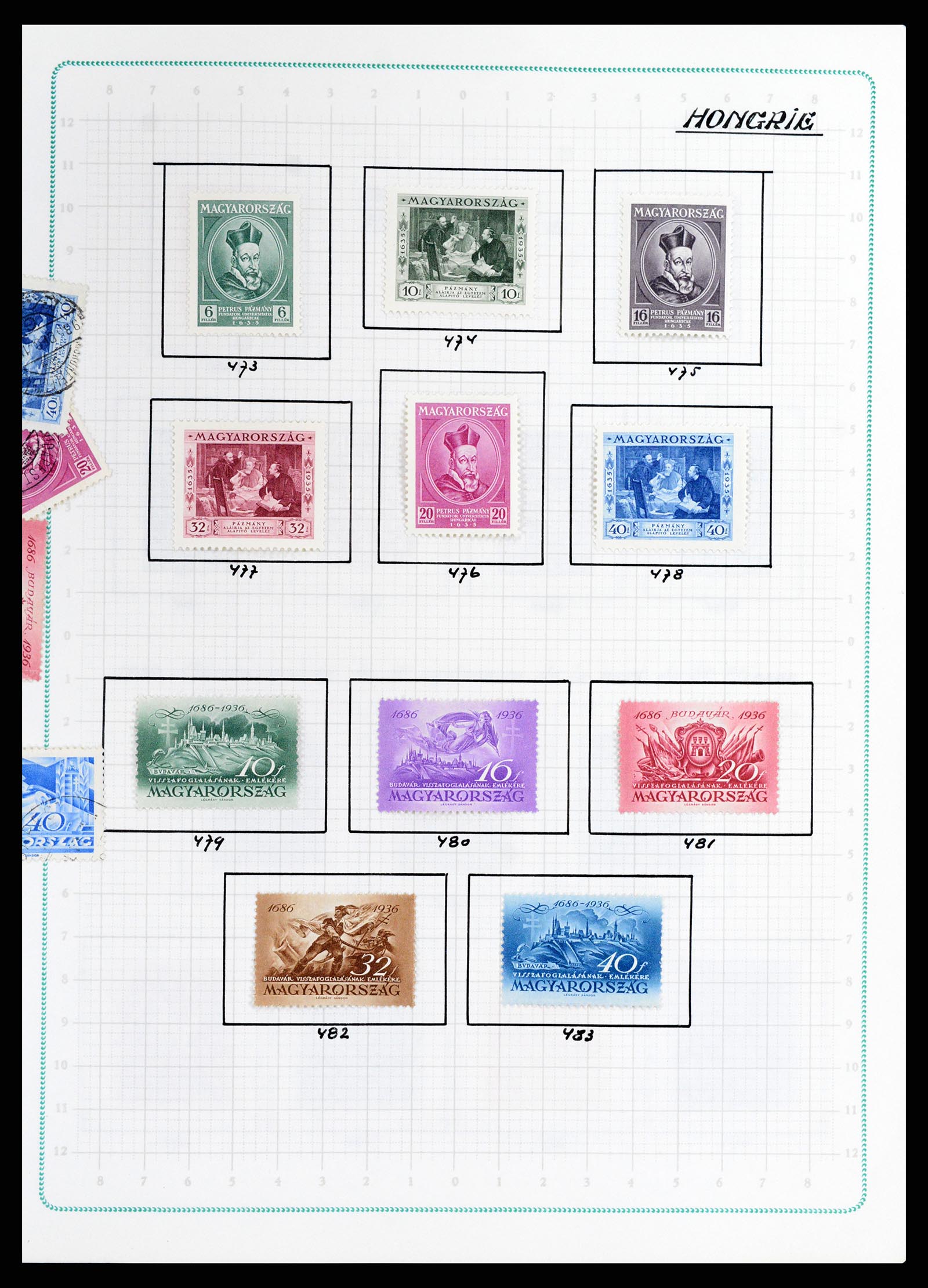 37360 030 - Postzegelverzameling 37360 Hongarije 1871-1983.