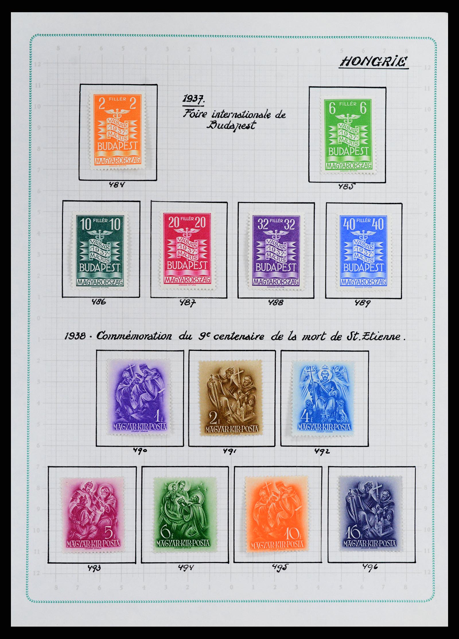 37360 031 - Postzegelverzameling 37360 Hongarije 1871-1983.