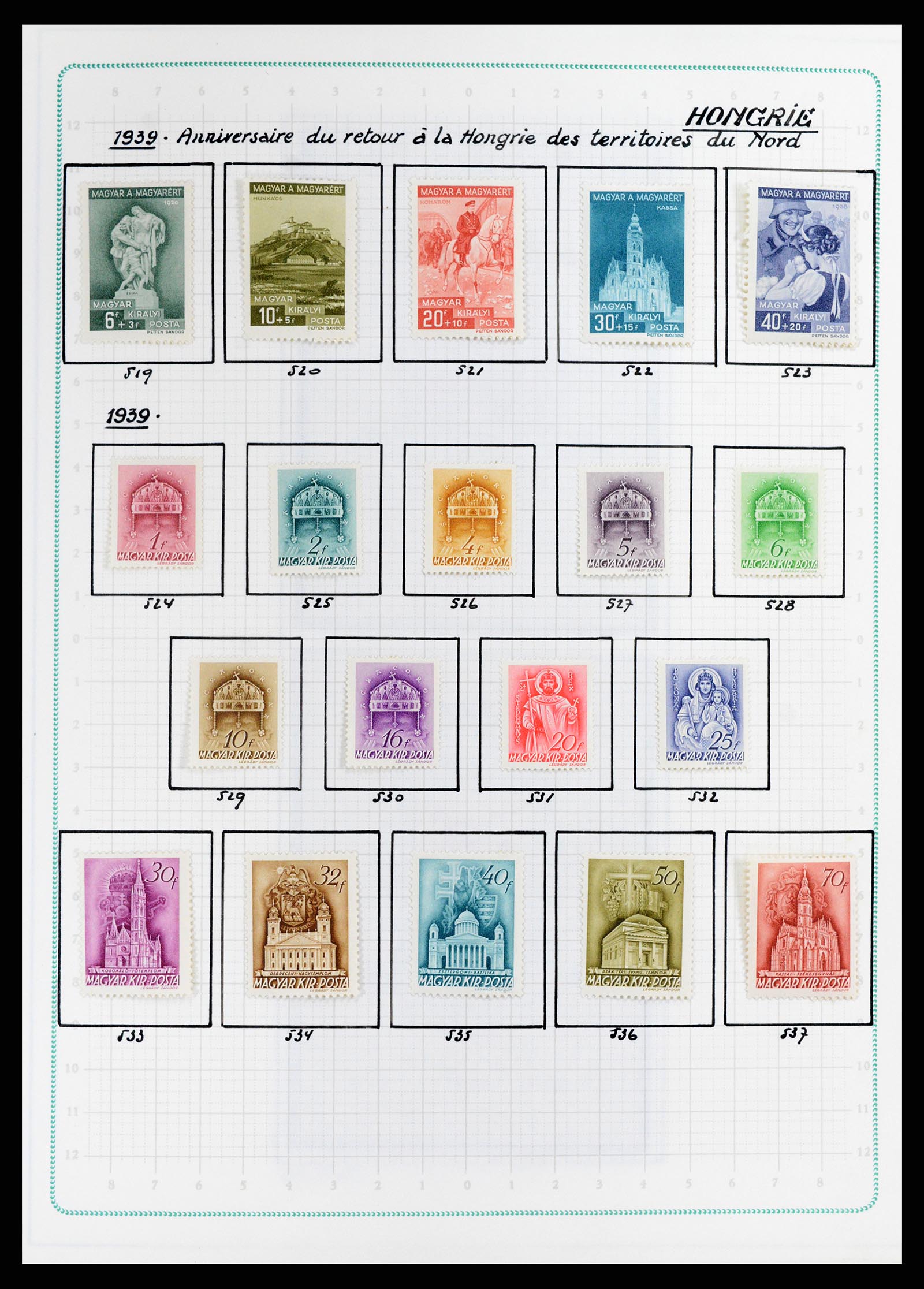 37360 038 - Postzegelverzameling 37360 Hongarije 1871-1983.