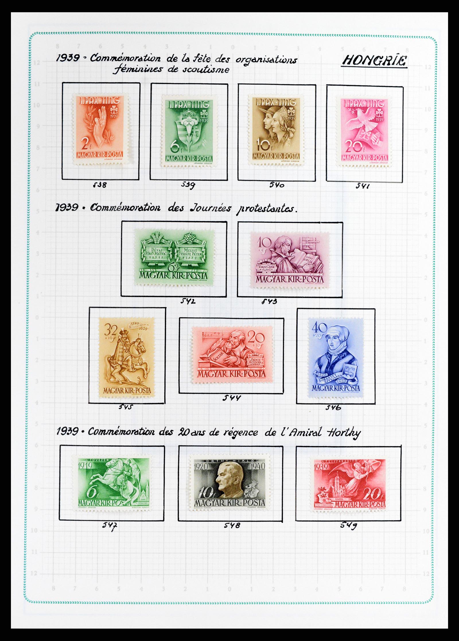 37360 040 - Postzegelverzameling 37360 Hongarije 1871-1983.