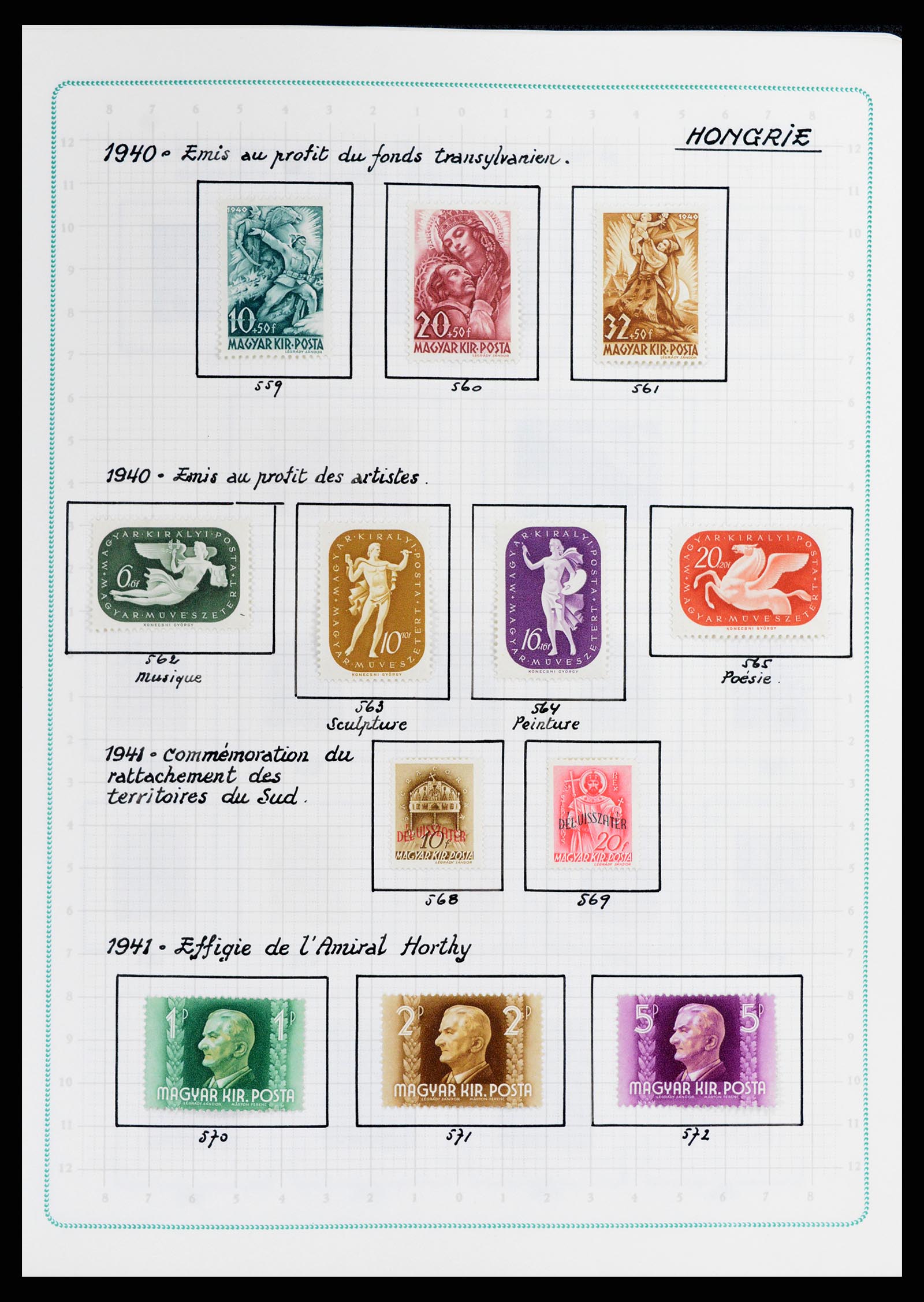 37360 045 - Postzegelverzameling 37360 Hongarije 1871-1983.
