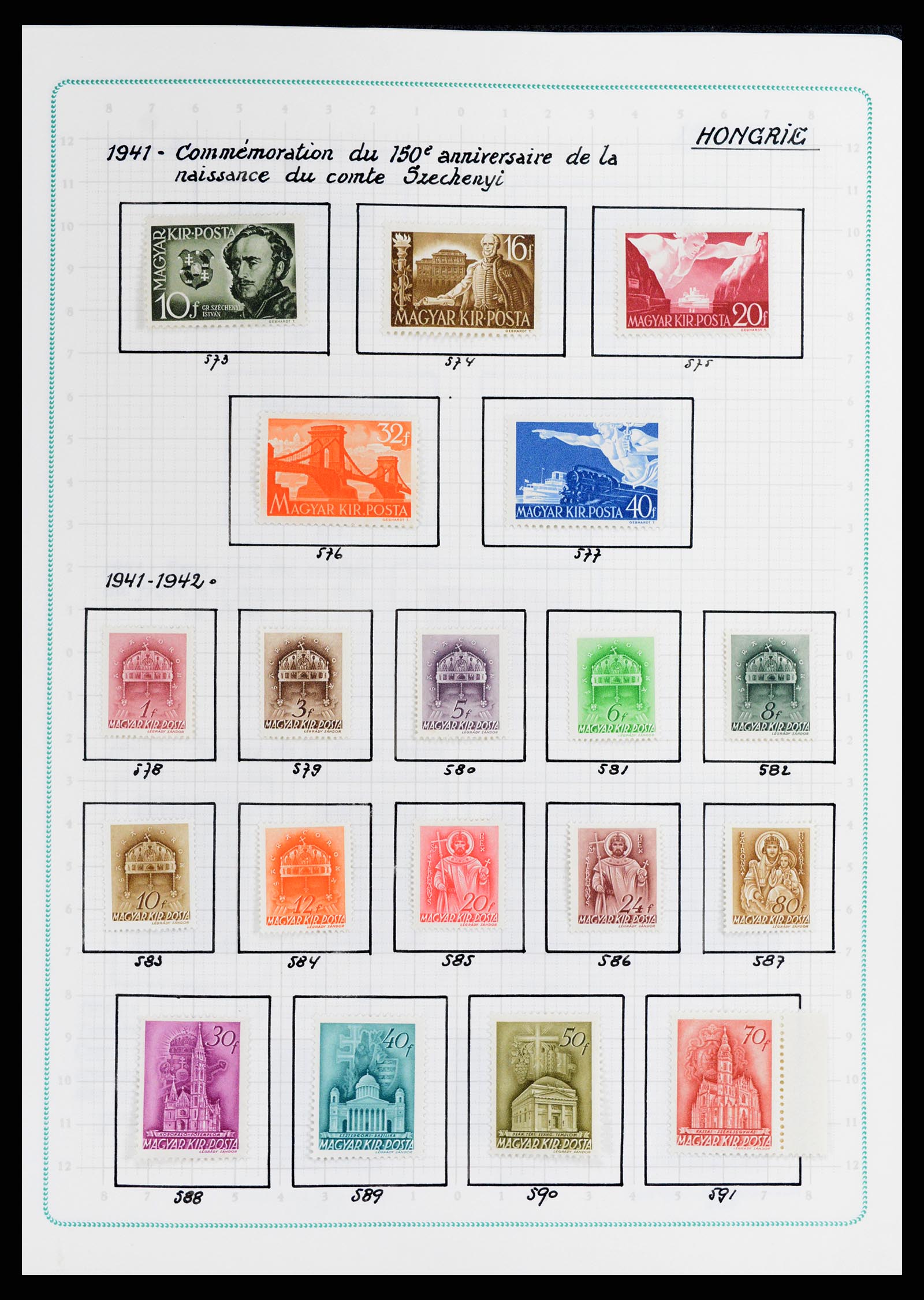 37360 046 - Postzegelverzameling 37360 Hongarije 1871-1983.