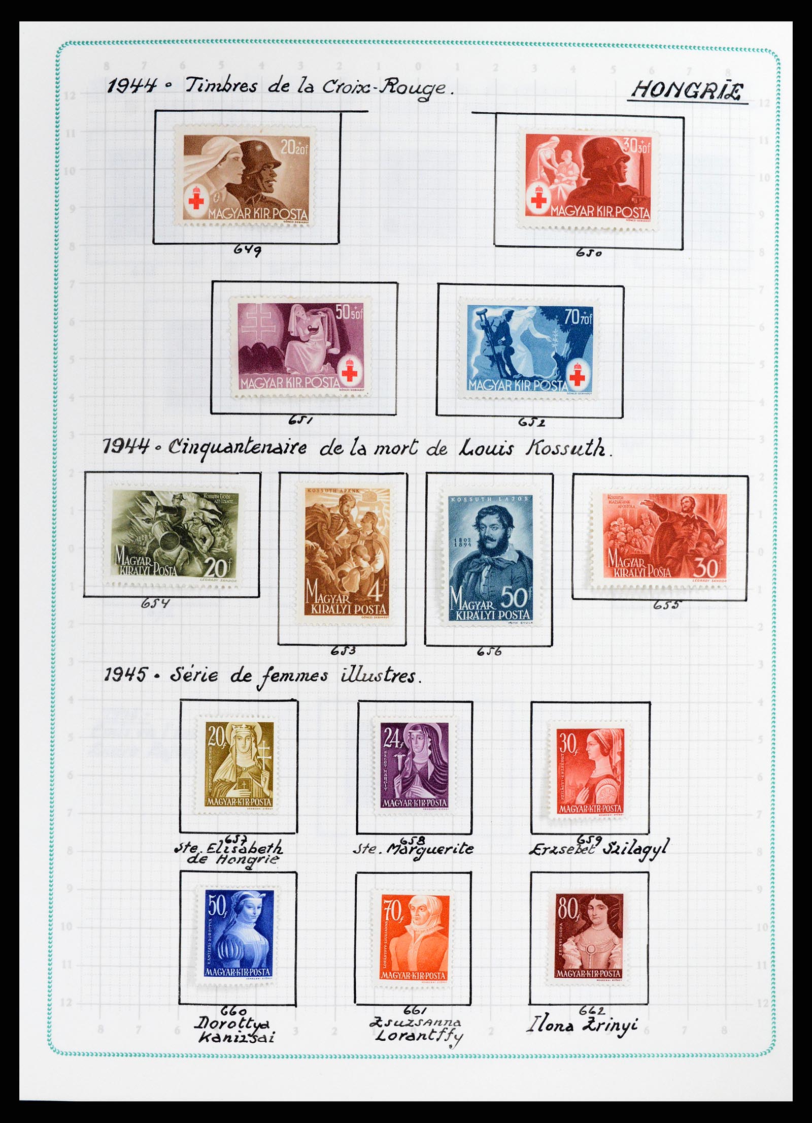 37360 055 - Postzegelverzameling 37360 Hongarije 1871-1983.
