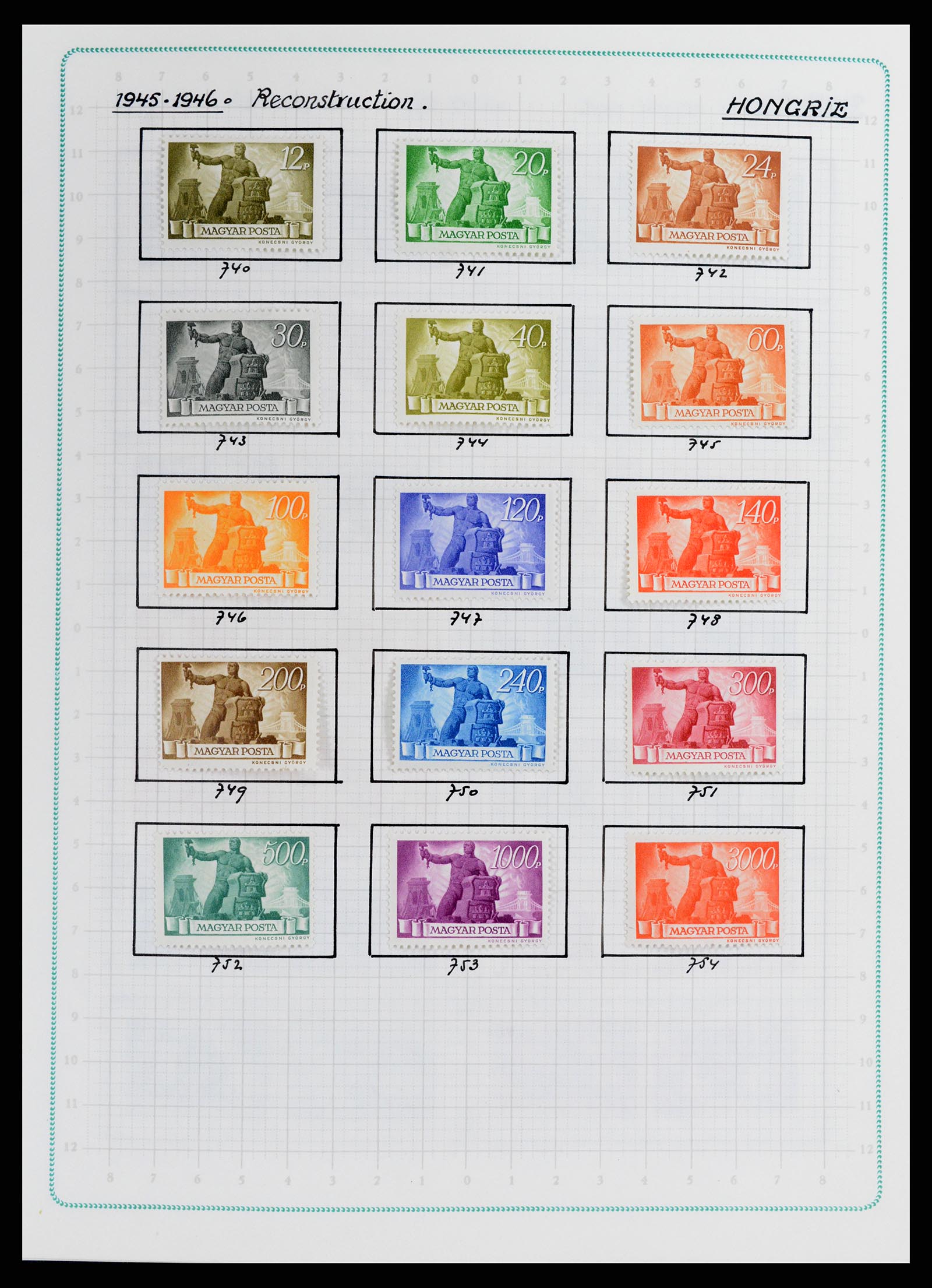 37360 062 - Postzegelverzameling 37360 Hongarije 1871-1983.