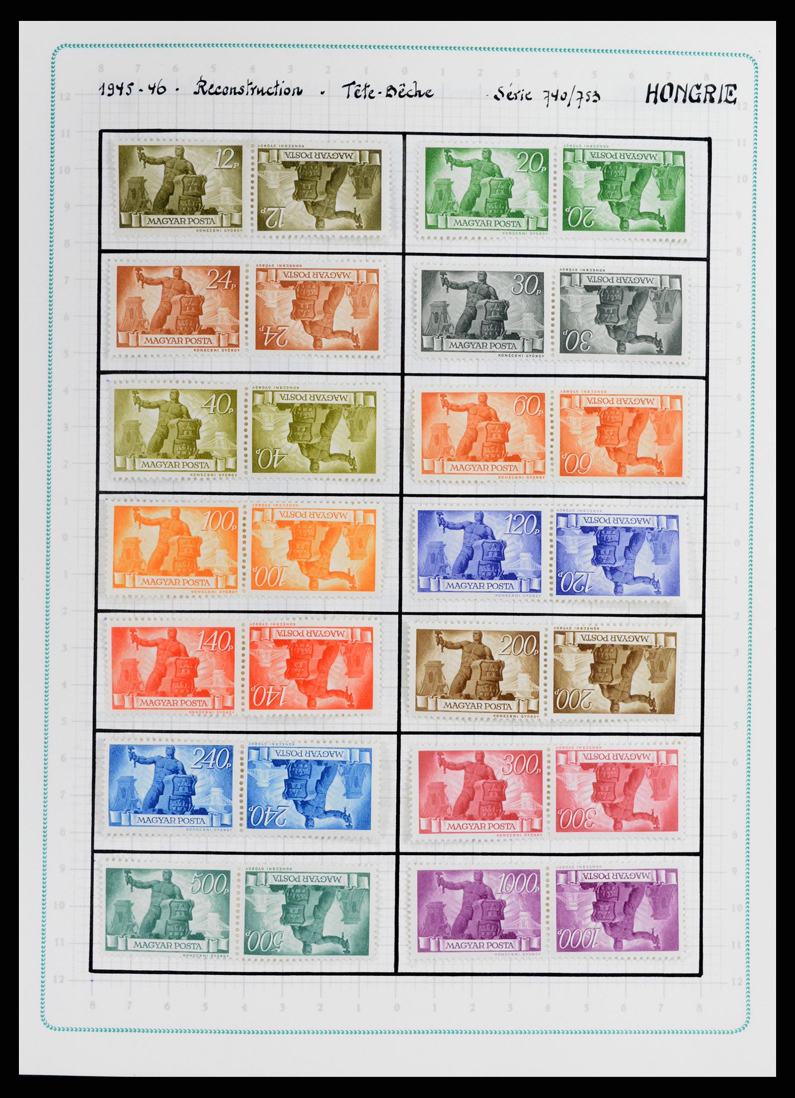 37360 063 - Postzegelverzameling 37360 Hongarije 1871-1983.