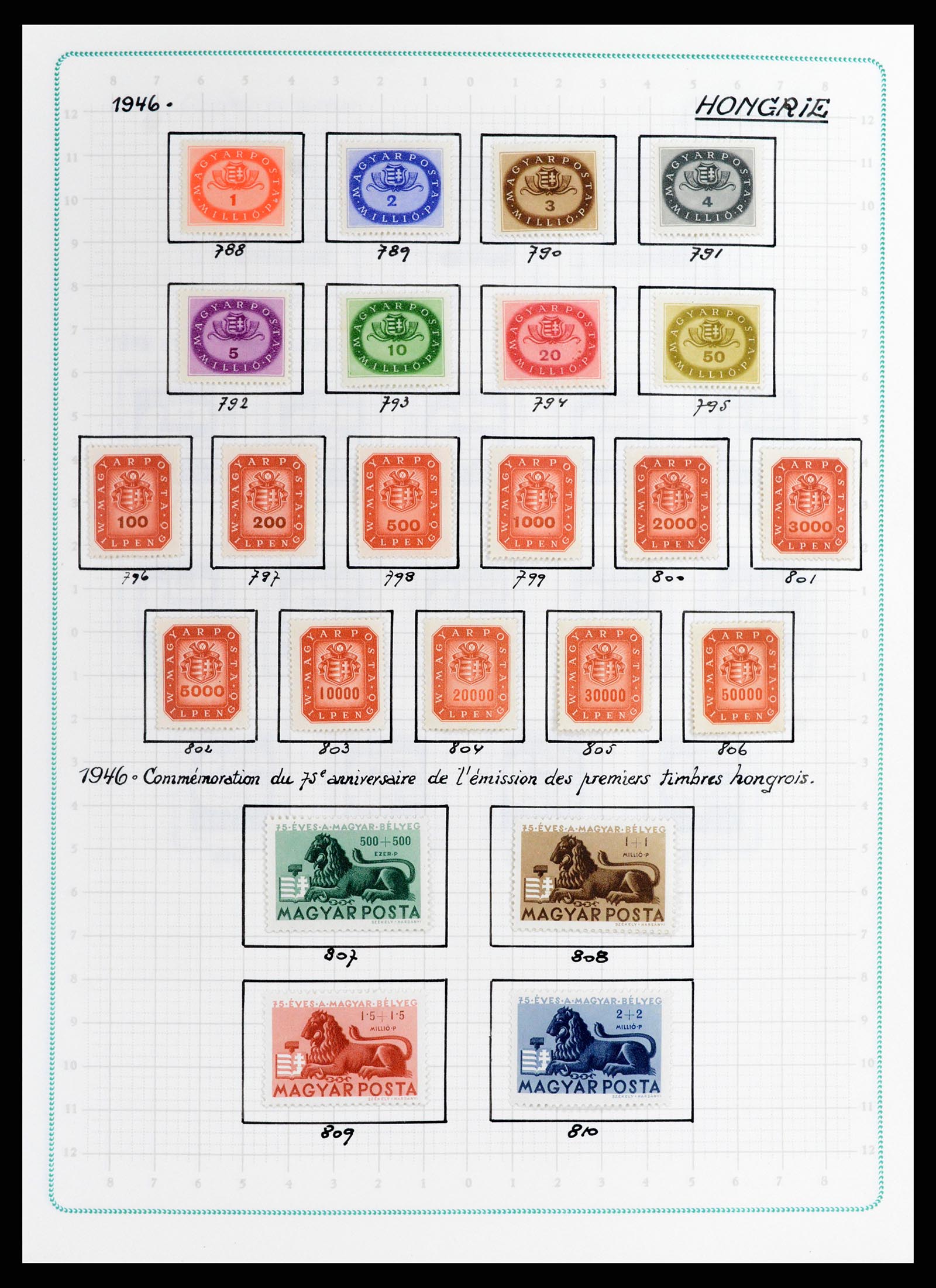 37360 066 - Postzegelverzameling 37360 Hongarije 1871-1983.