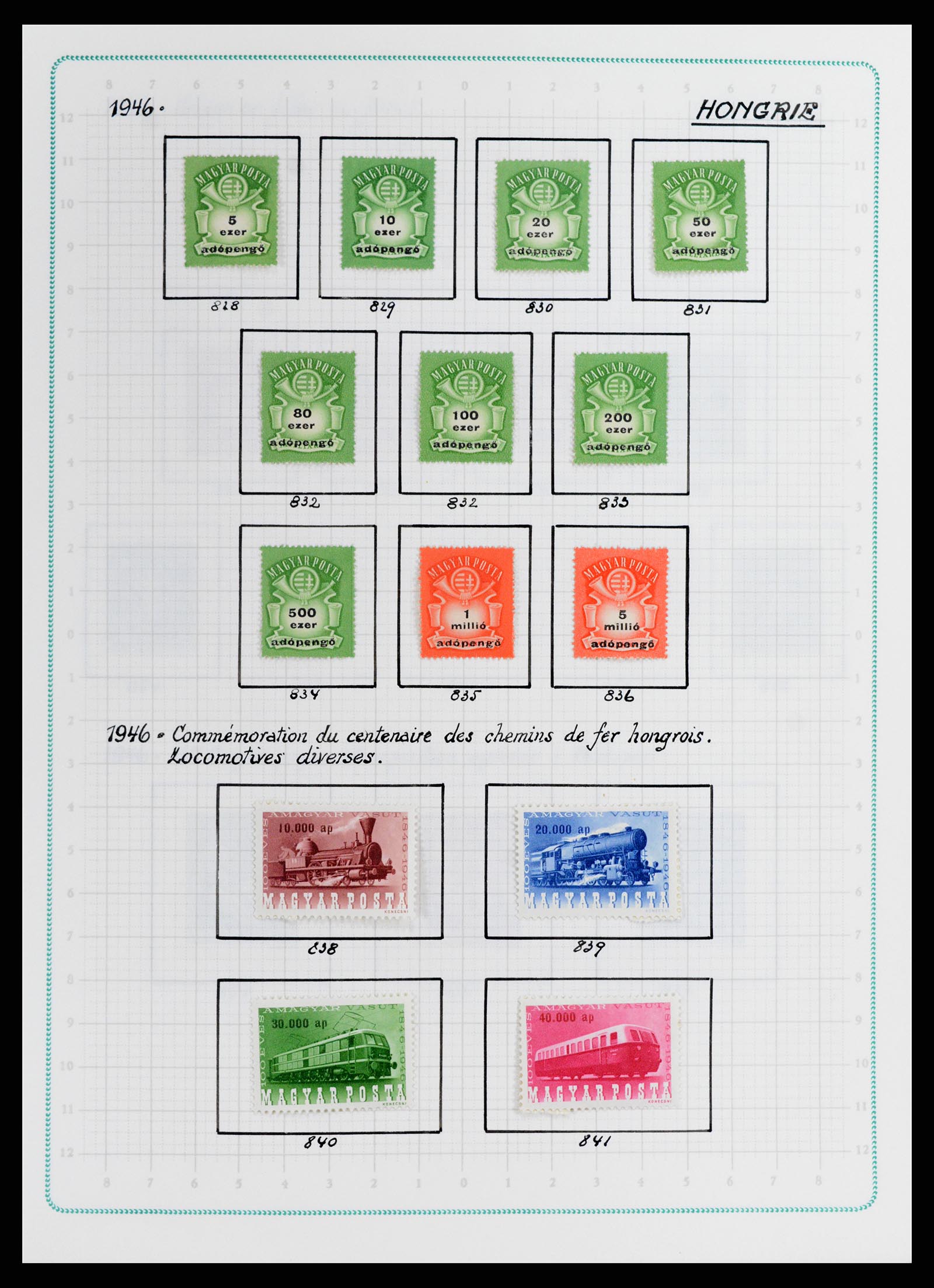37360 068 - Postzegelverzameling 37360 Hongarije 1871-1983.
