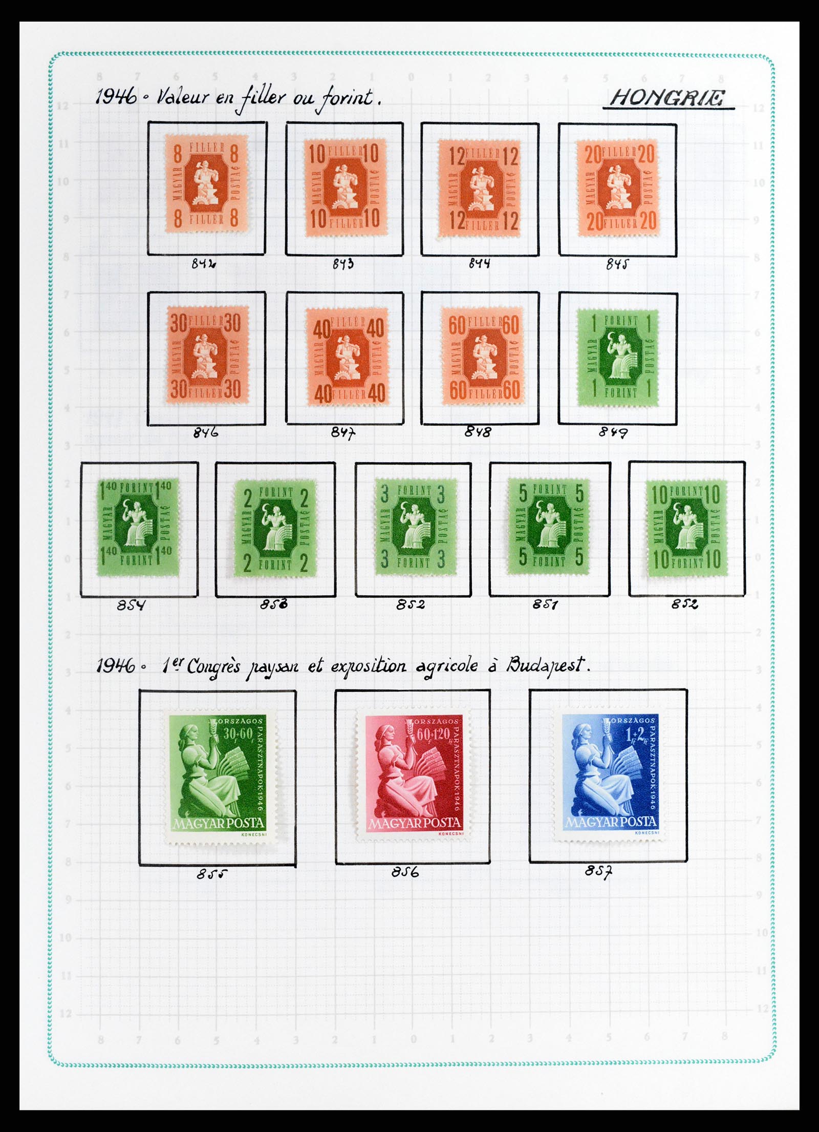 37360 069 - Postzegelverzameling 37360 Hongarije 1871-1983.