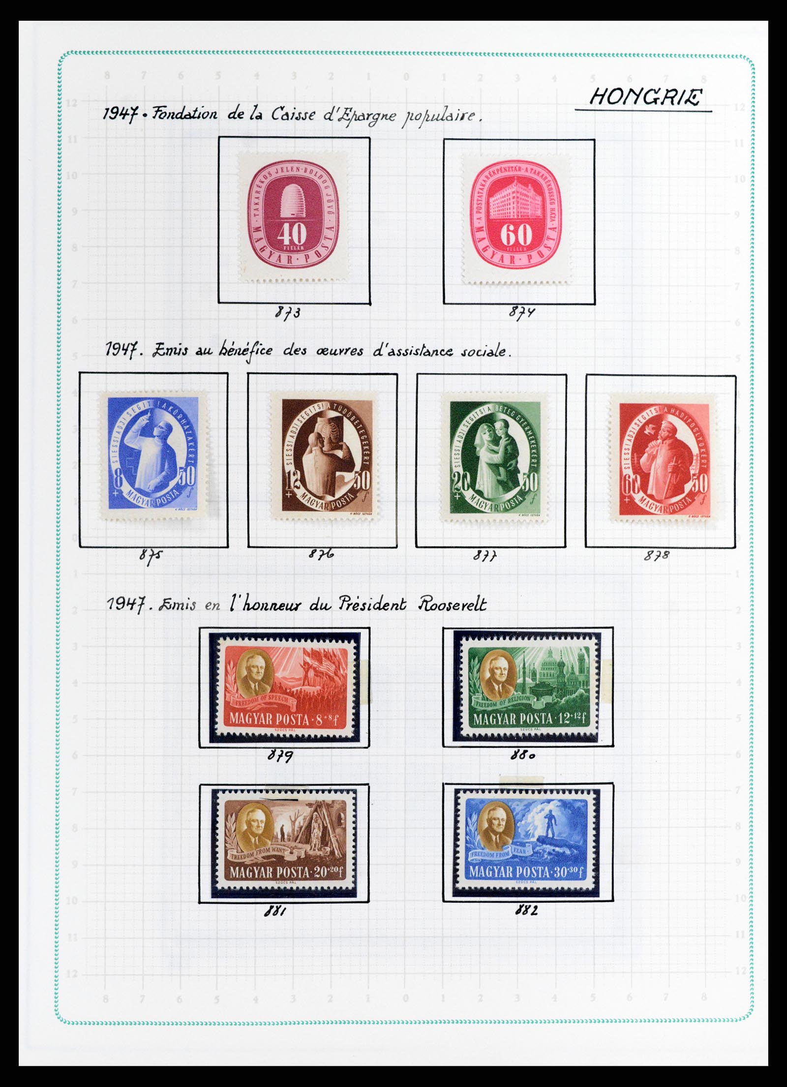 37360 071 - Postzegelverzameling 37360 Hongarije 1871-1983.