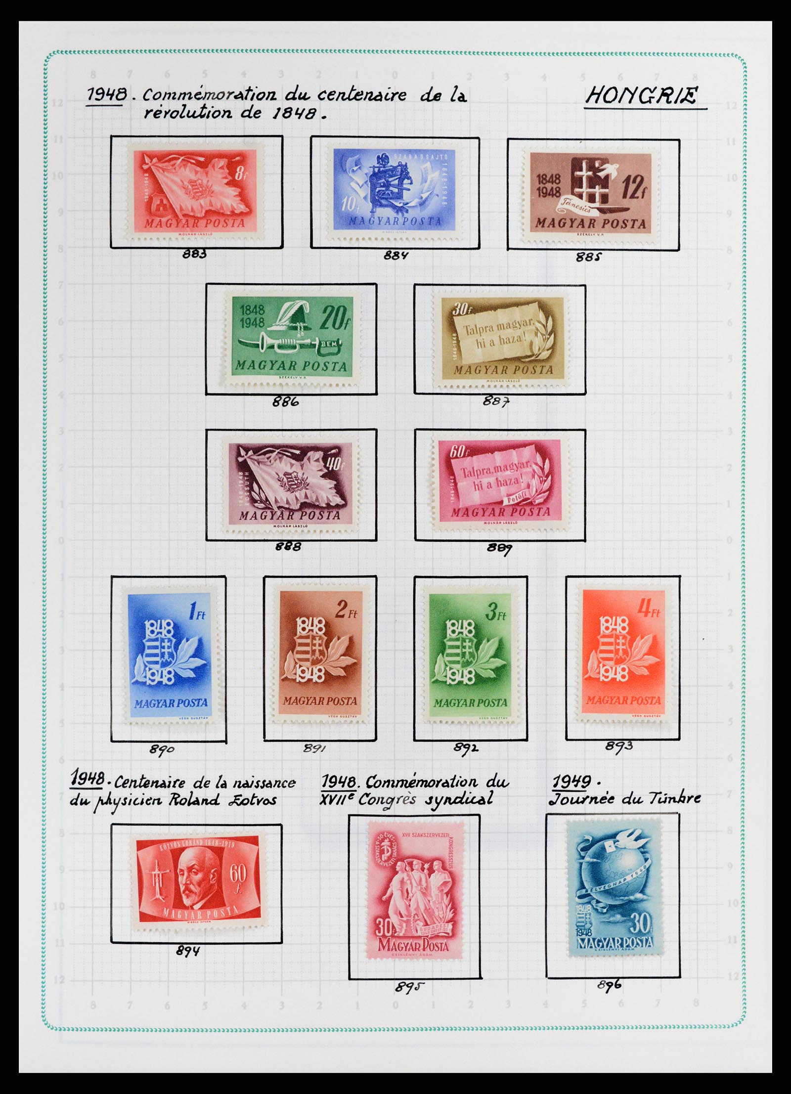 37360 077 - Postzegelverzameling 37360 Hongarije 1871-1983.