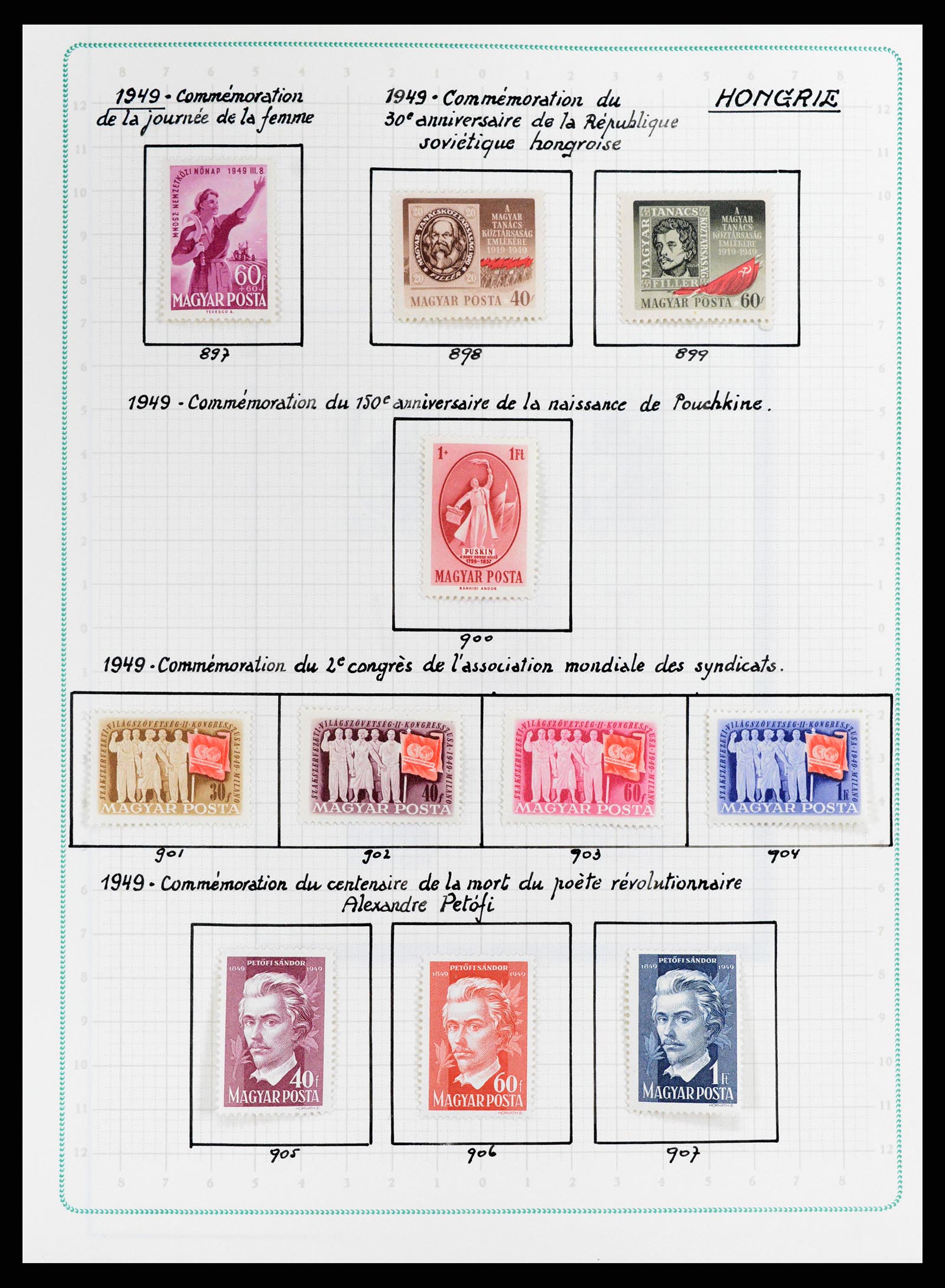 37360 079 - Postzegelverzameling 37360 Hongarije 1871-1983.