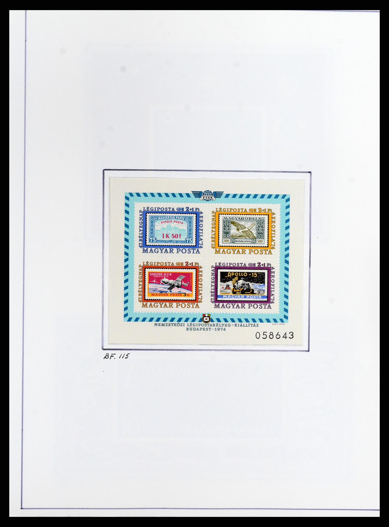 37360 537 - Postzegelverzameling 37360 Hongarije 1871-1983.