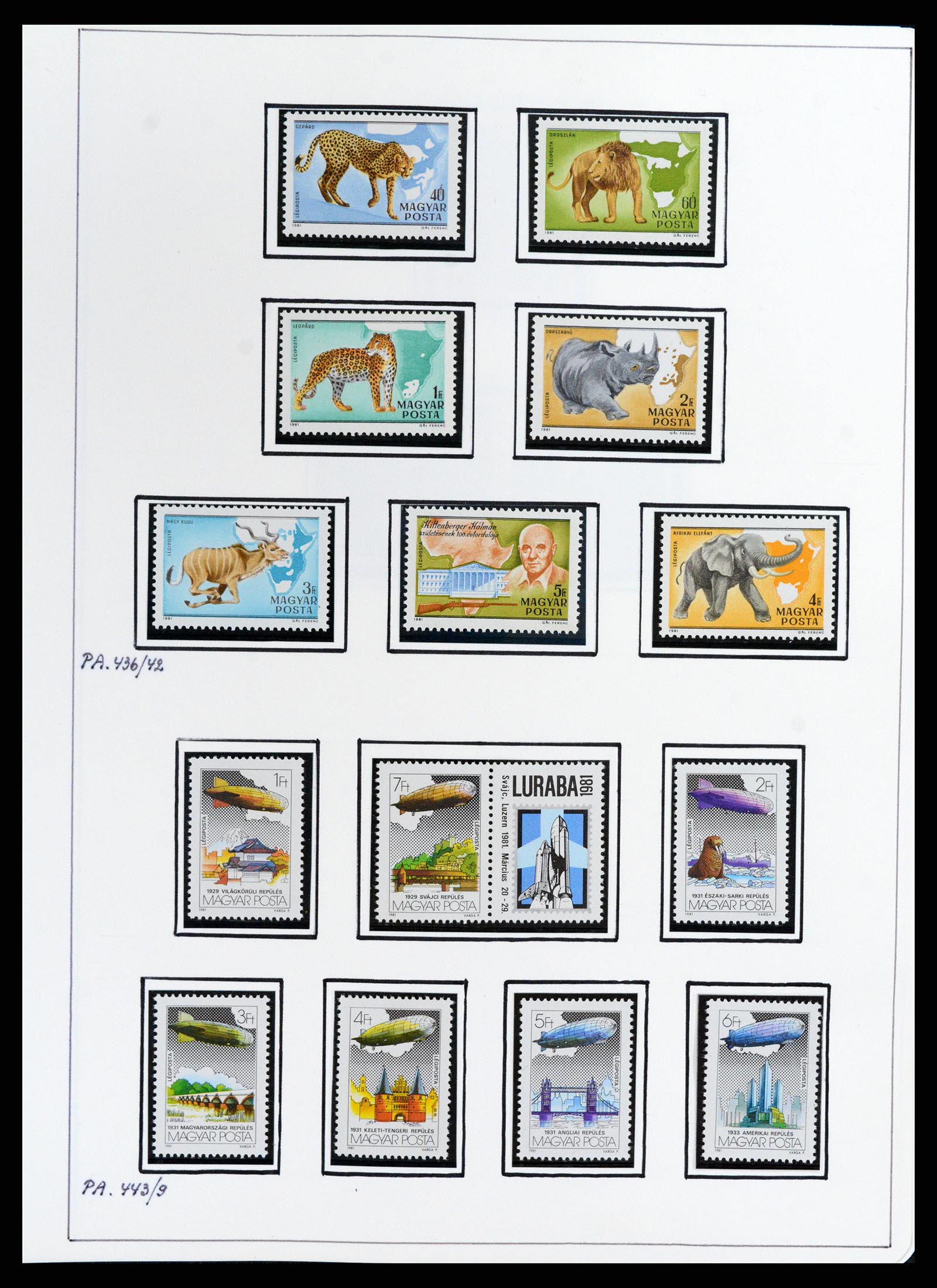 37360 551 - Postzegelverzameling 37360 Hongarije 1871-1983.