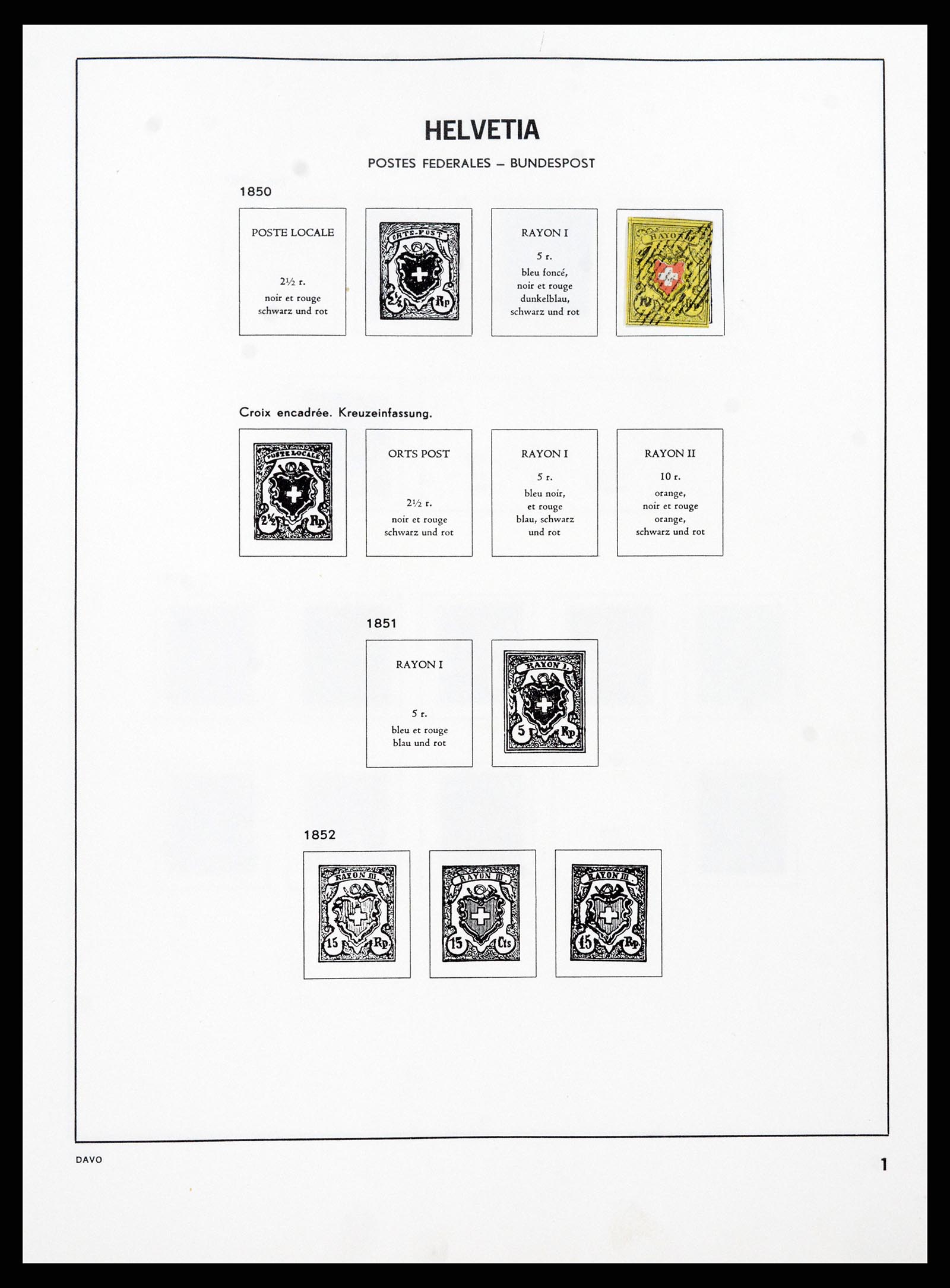 37361 001 - Stamp collection 37361 Switzerland 1850-2005.