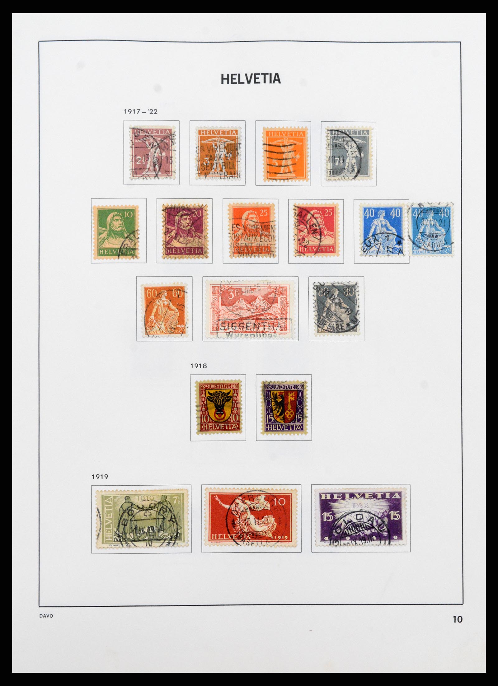 37361 010 - Stamp collection 37361 Switzerland 1850-2005.