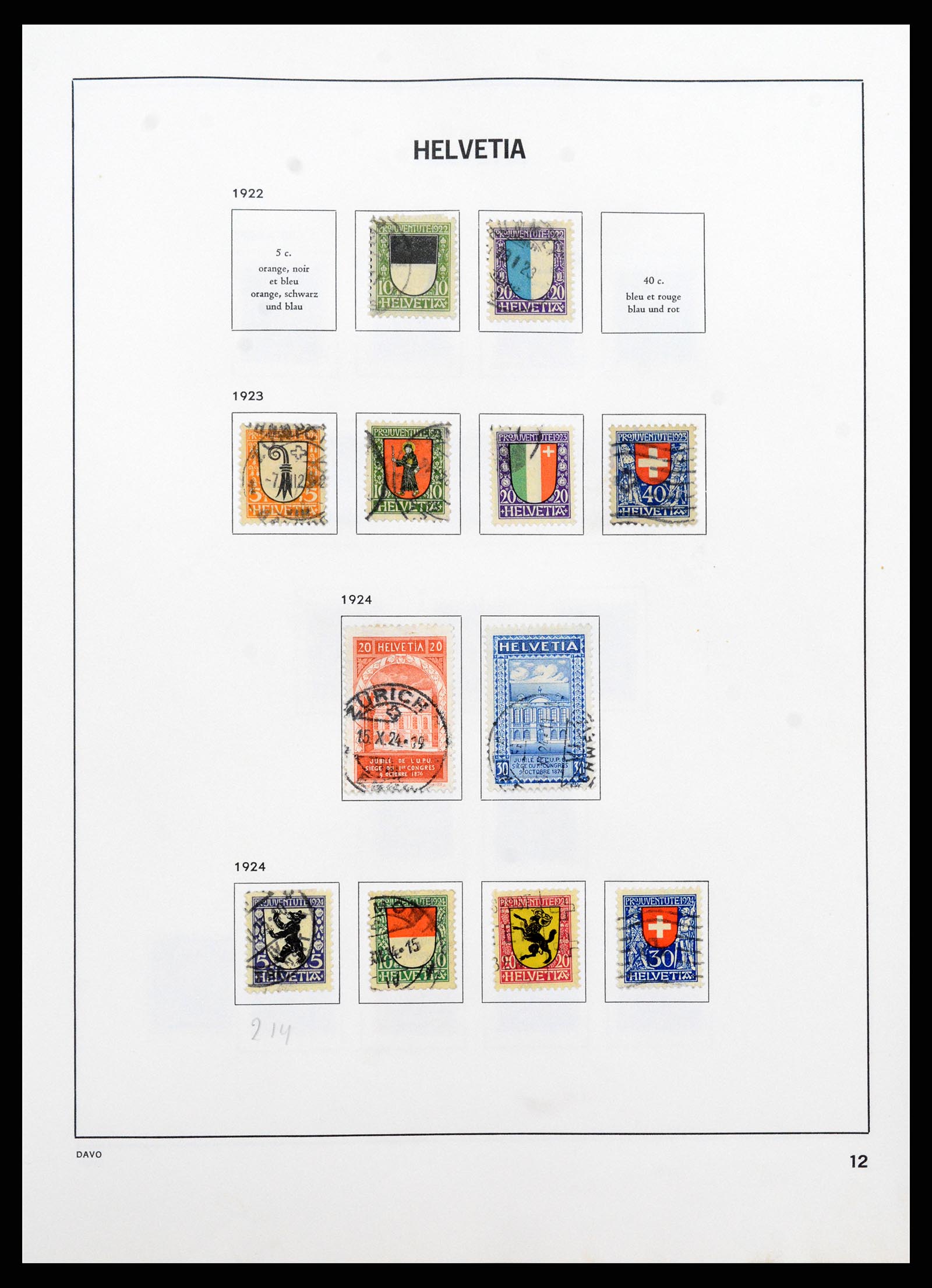 37361 012 - Stamp collection 37361 Switzerland 1850-2005.