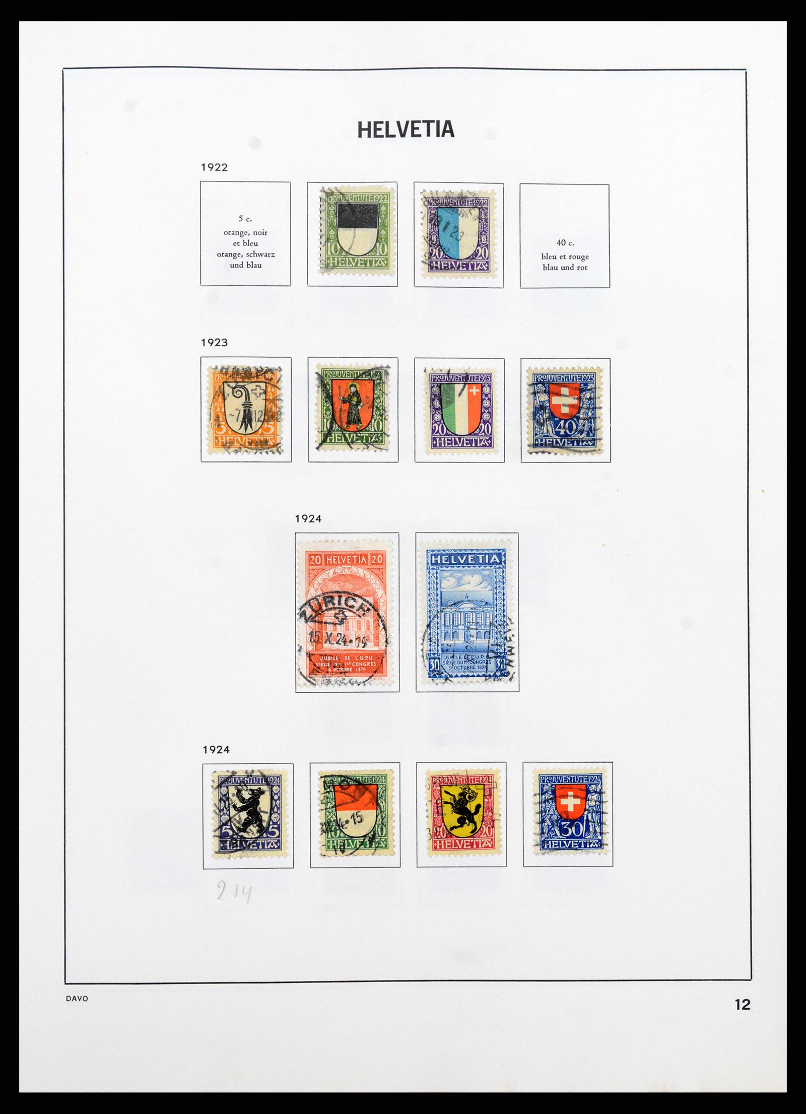 37361 012 - Stamp collection 37361 Switzerland 1850-2005.