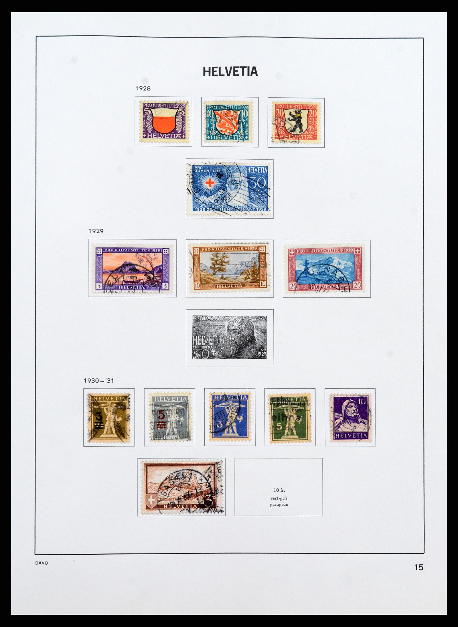 37361 015 - Stamp collection 37361 Switzerland 1850-2005.