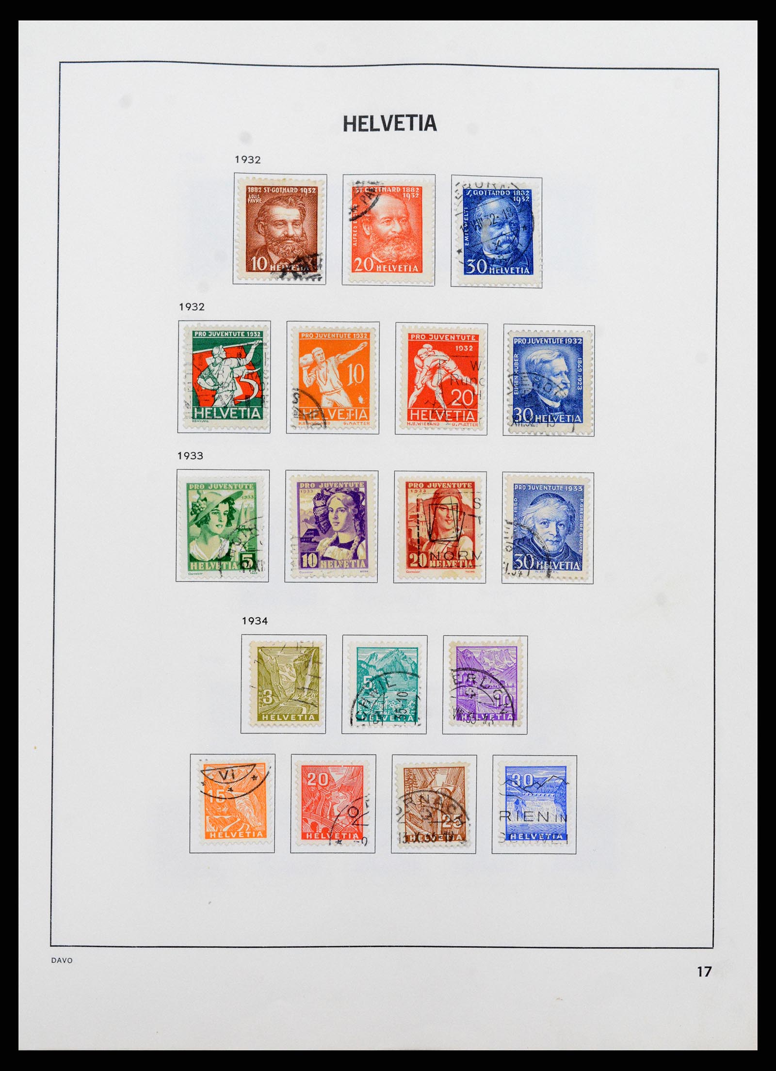 37361 017 - Stamp collection 37361 Switzerland 1850-2005.