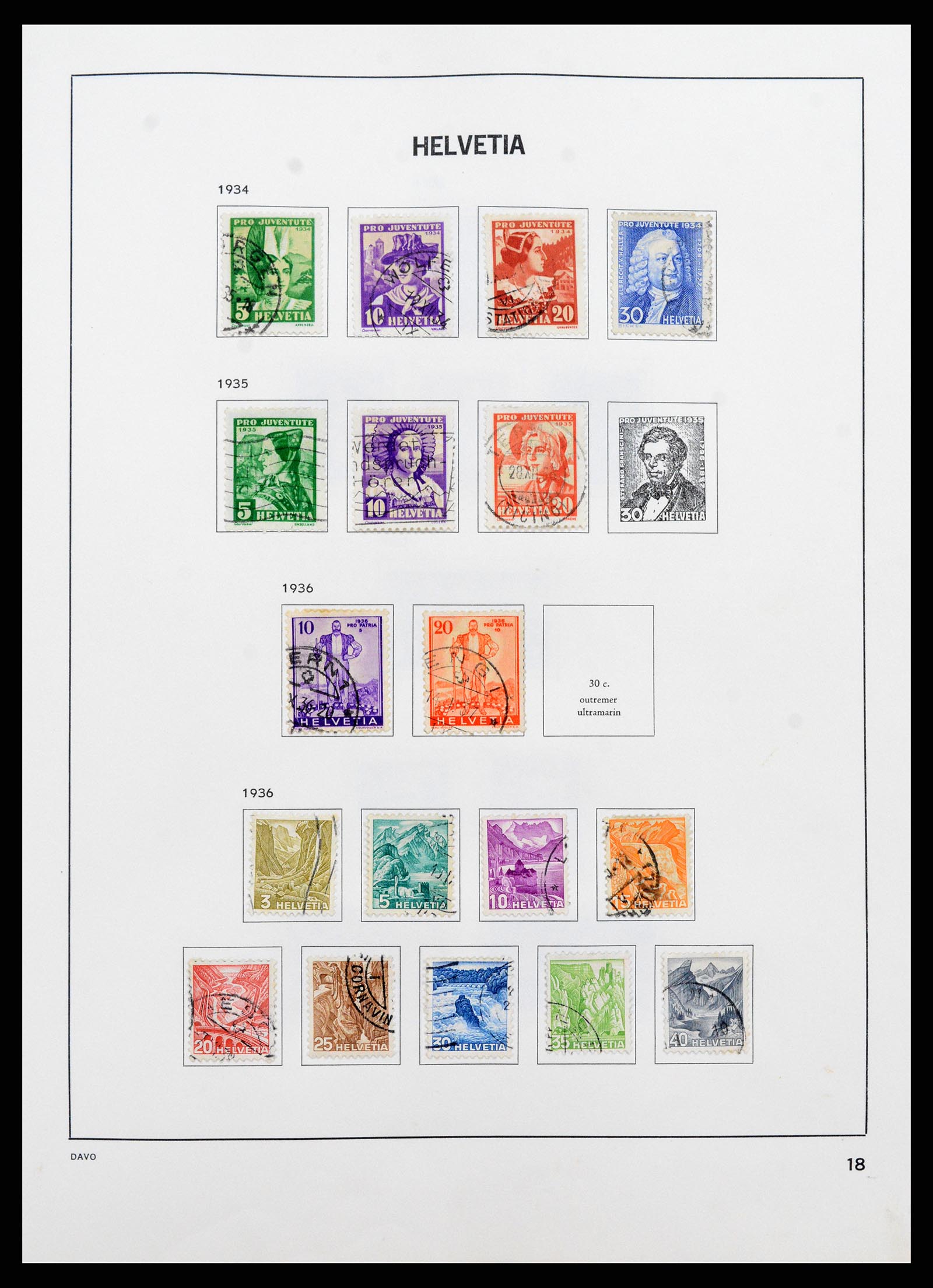 37361 018 - Stamp collection 37361 Switzerland 1850-2005.