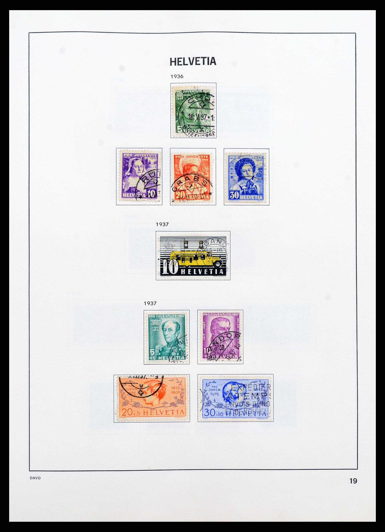 37361 019 - Stamp collection 37361 Switzerland 1850-2005.