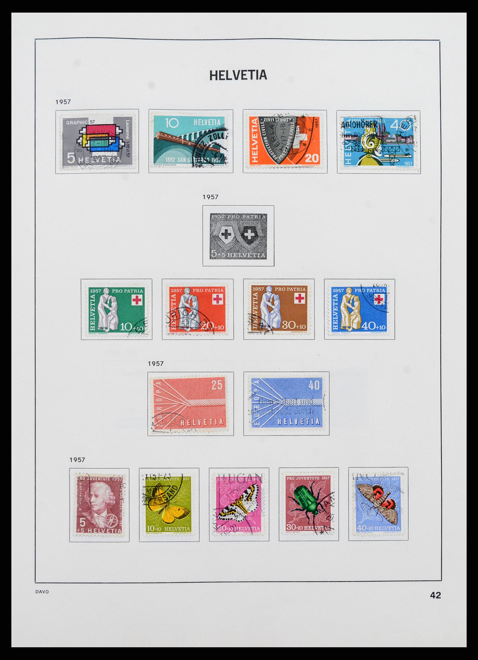 37361 042 - Stamp collection 37361 Switzerland 1850-2005.